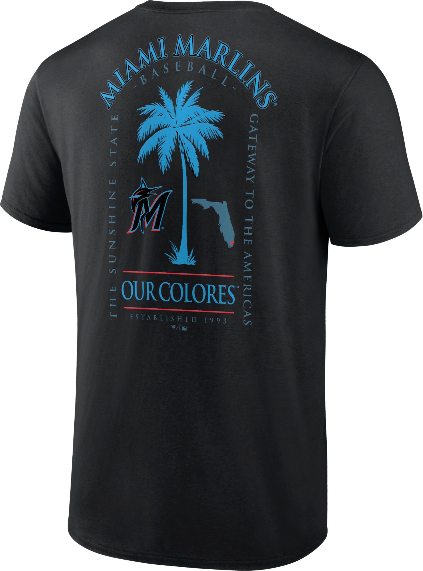 MLB Men's Miami Marlins Black Bring It T-Shirt product image