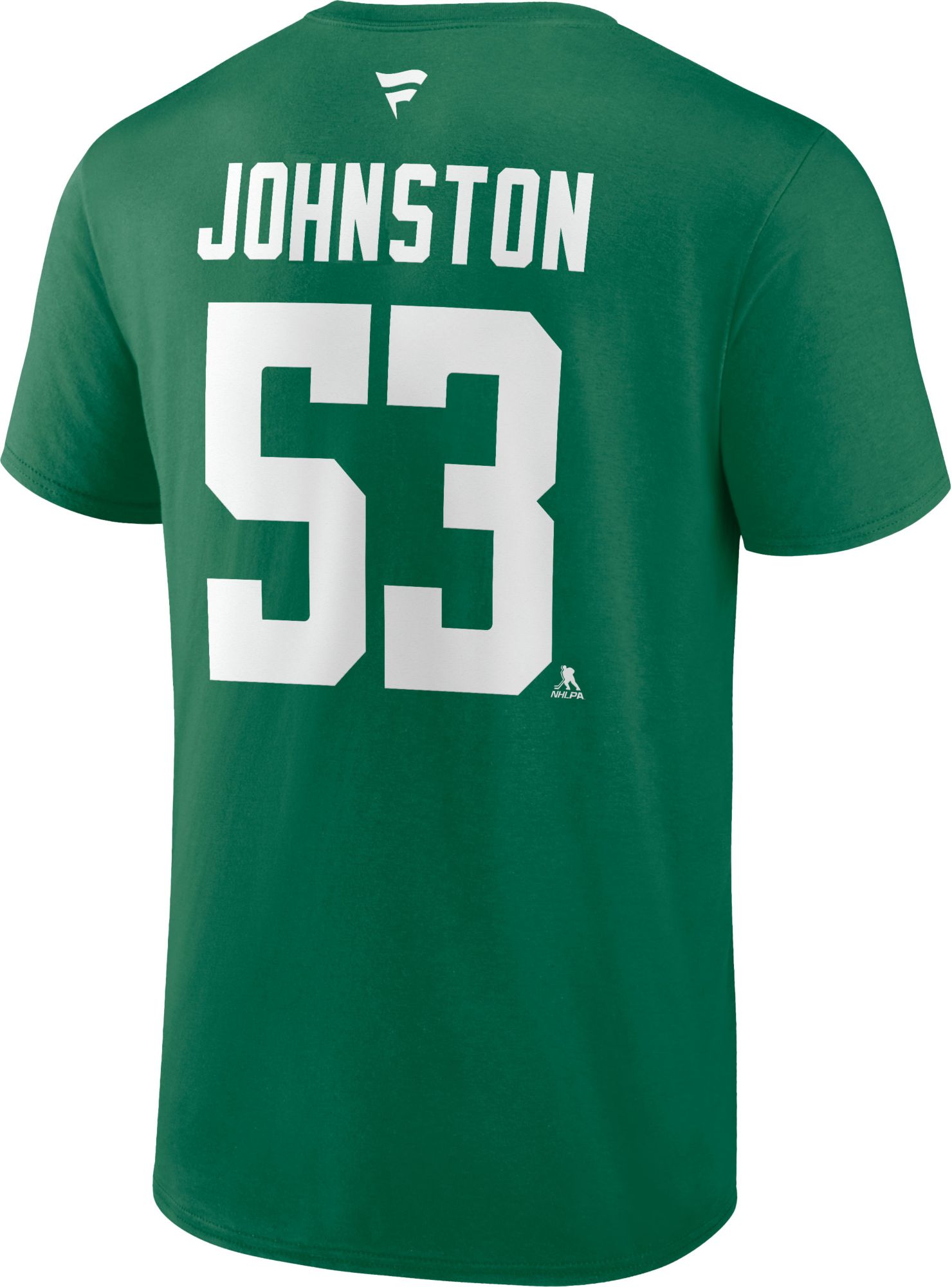 Fanatics Men's Dallas Stars Wyatt Johnston #53 Green T-Shirt product image