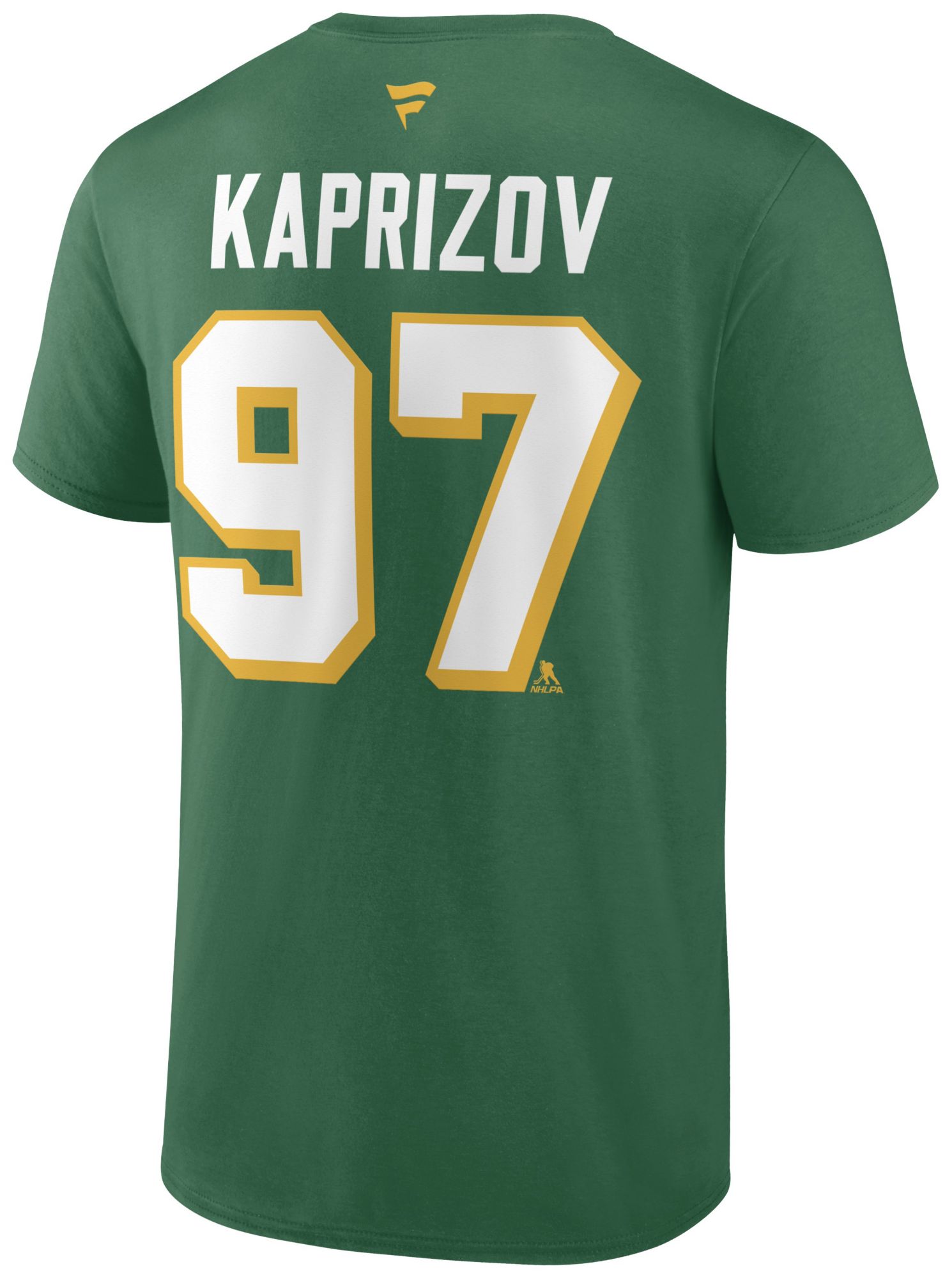 NHL Adult Minnesota Wild Kirill Kaprizov #97 Green T-Shirt product image