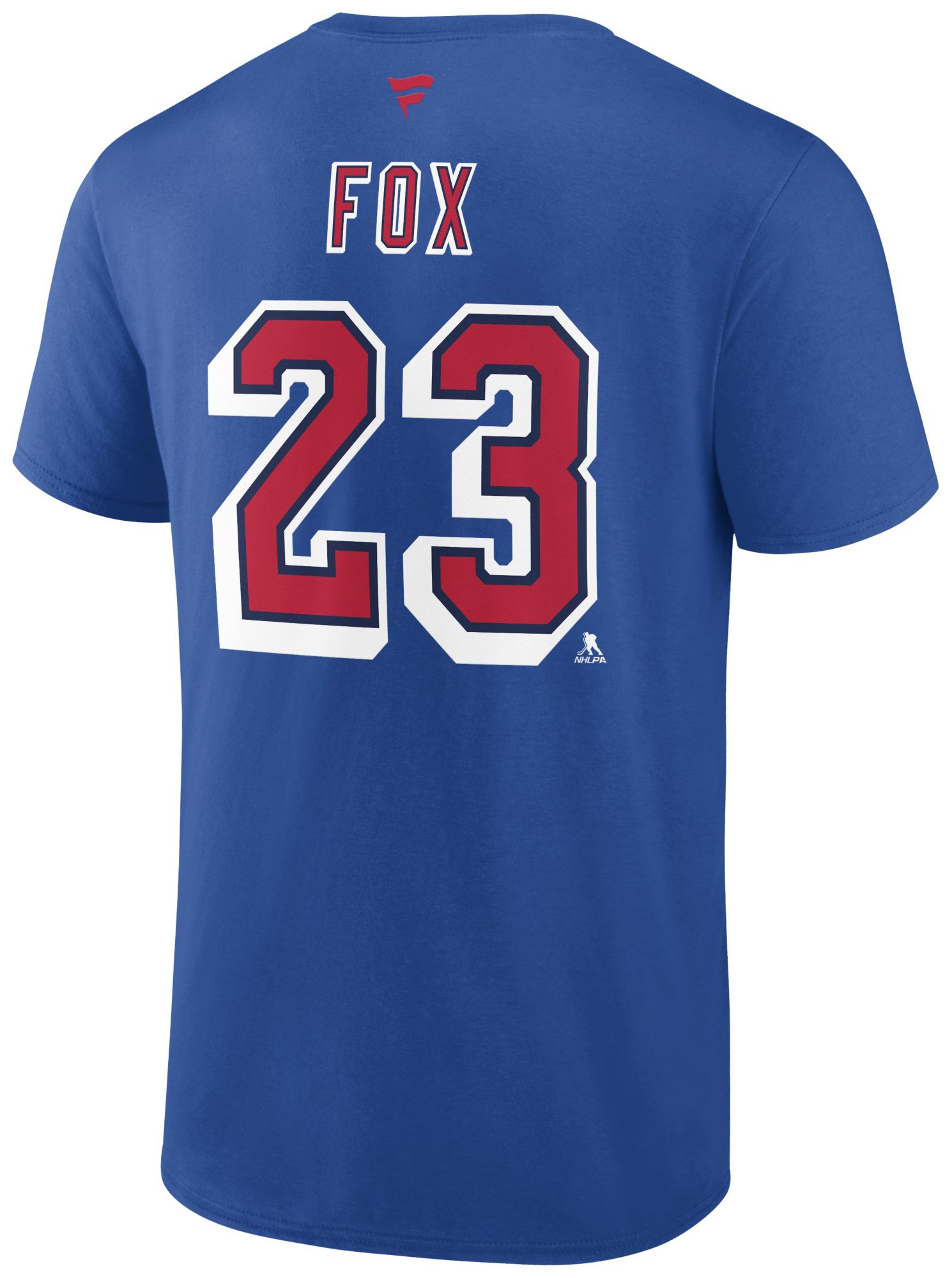 NHL Adult New York Rangers Adam Fox #23 Blue T-Shirt product image