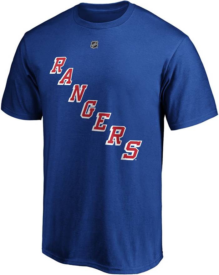 Men's Artemi Panarin Blue New York Rangers Player Name & Number T-Shirt
