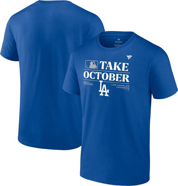 Los Angeles Dodgers Steal Your Base Blue Athletic T-Shirt