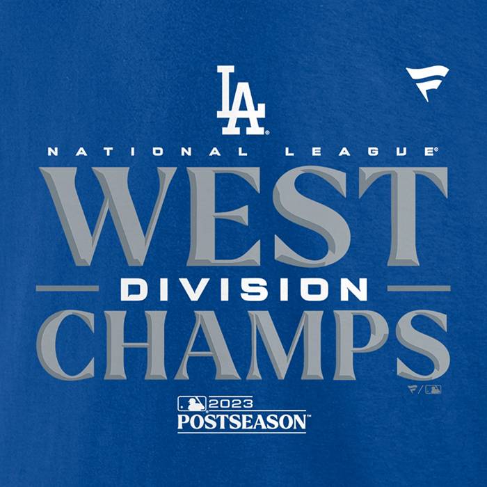 Los Angeles Dodgers Youth 2022 NL West Division Champions Locker Room T  Shirt