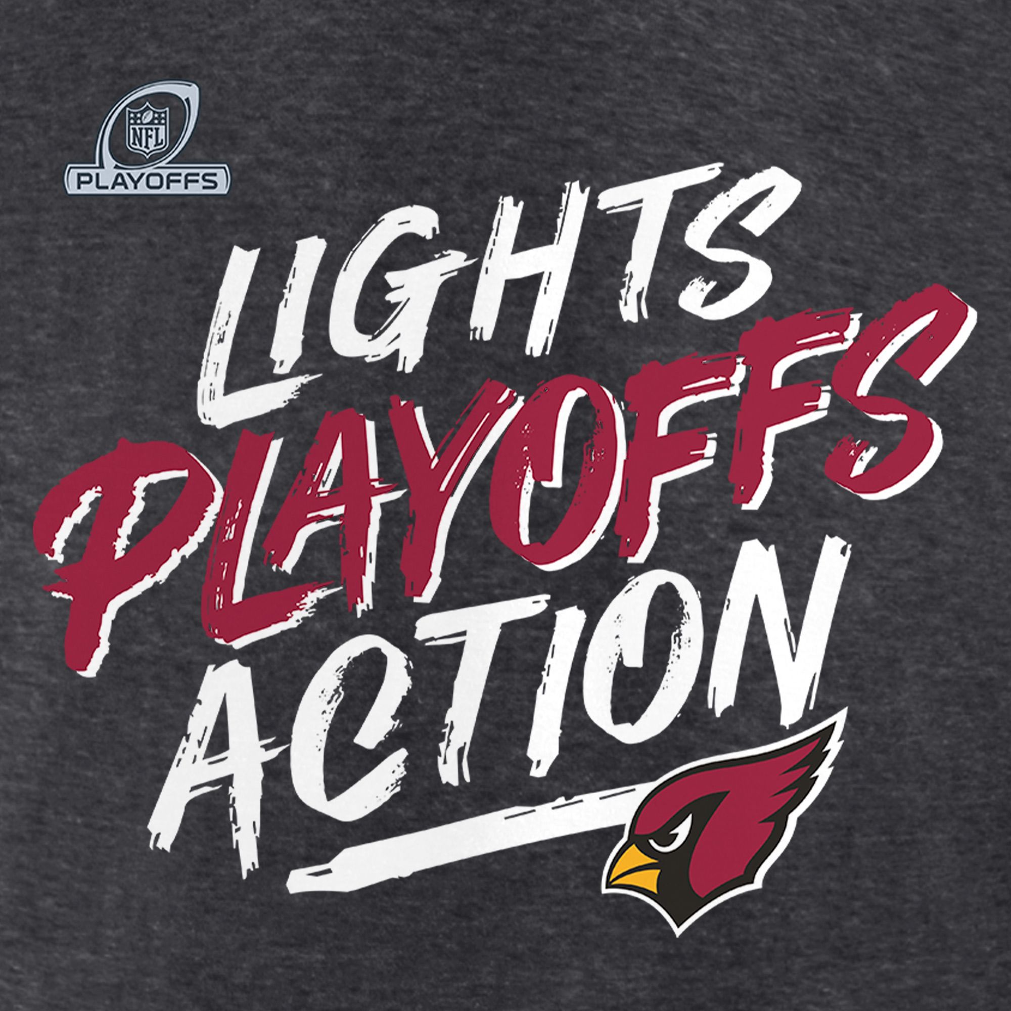 NFL Men's Arizona Cardinals 2021 Lights Playoffs Action T-Shirt product image