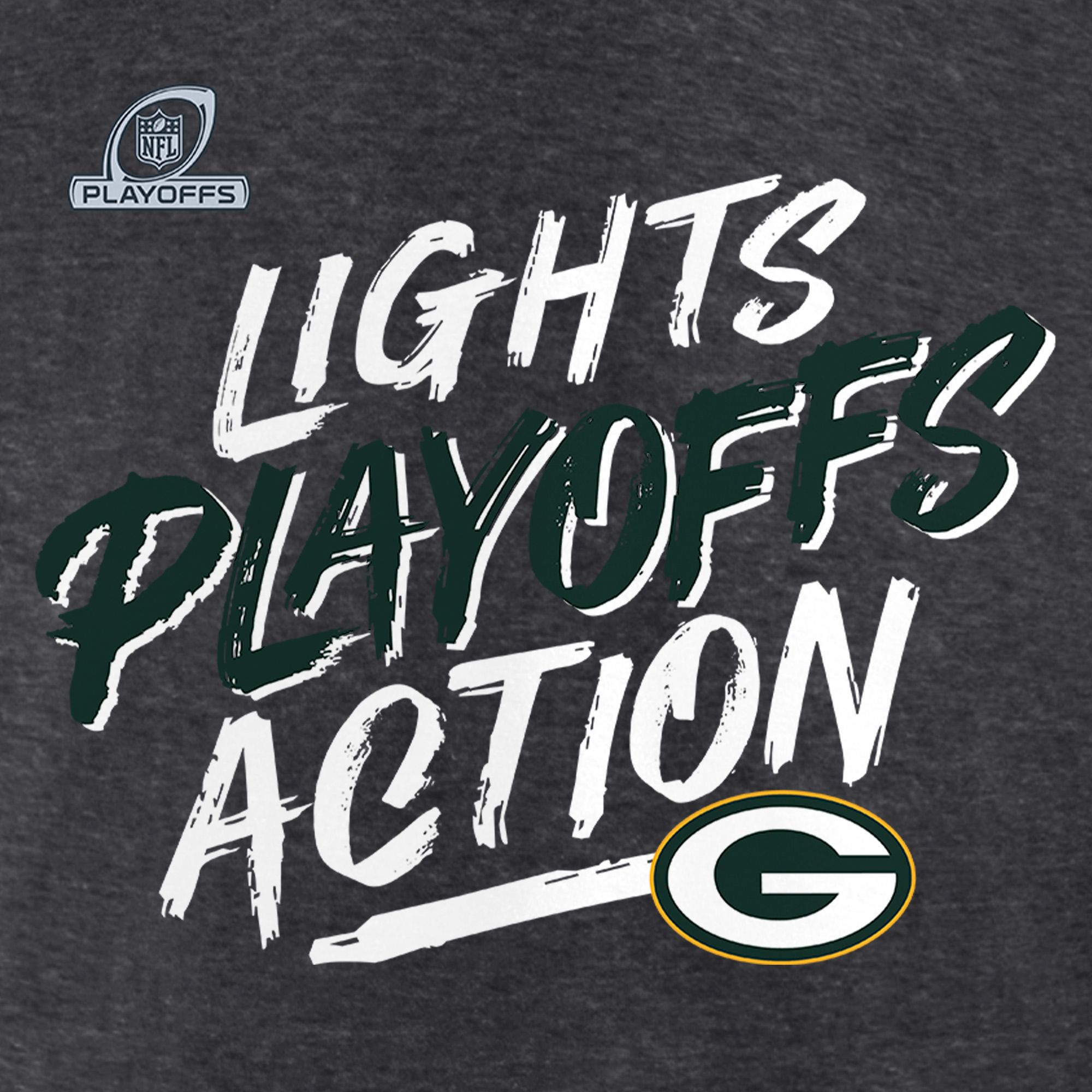 NFL Men's Green Bay Packers 2021 Lights Playoffs Action T-Shirt product image