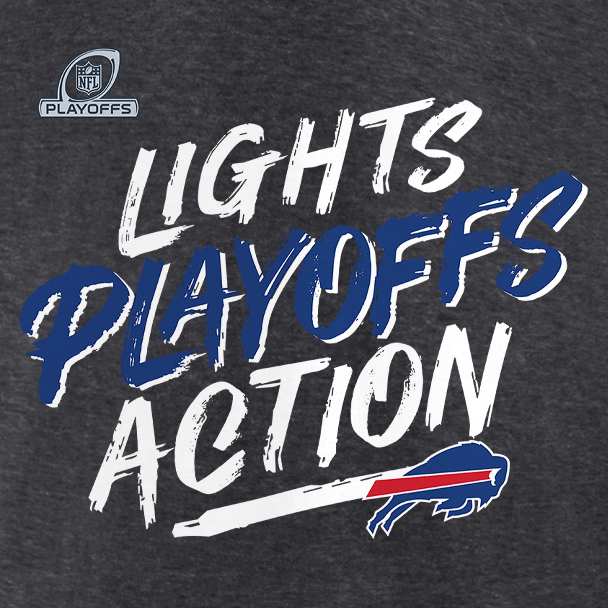 NFL Men's Buffalo Bills 2021 Lights Playoffs Action T-Shirt product image