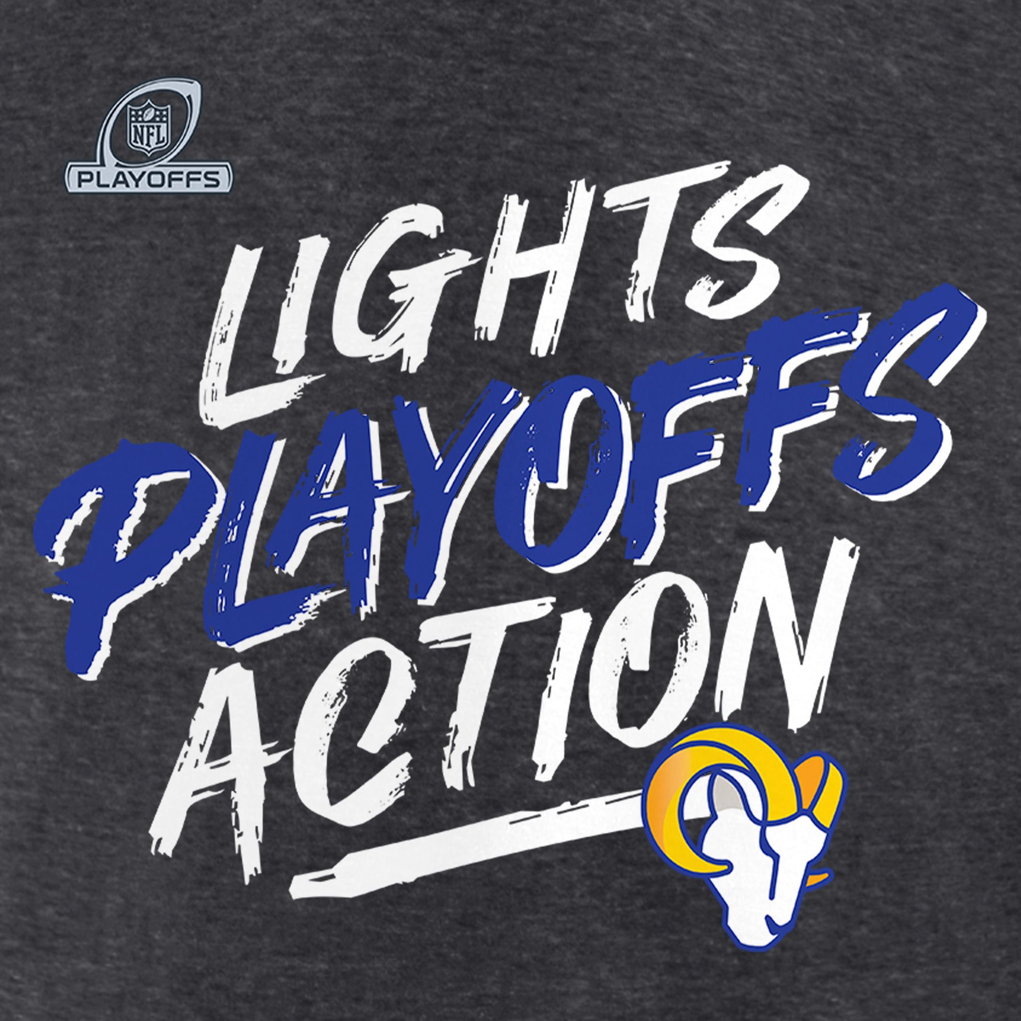 NFL Men's Los Angeles Rams 2021 Lights Playoffs Action T-Shirt product image