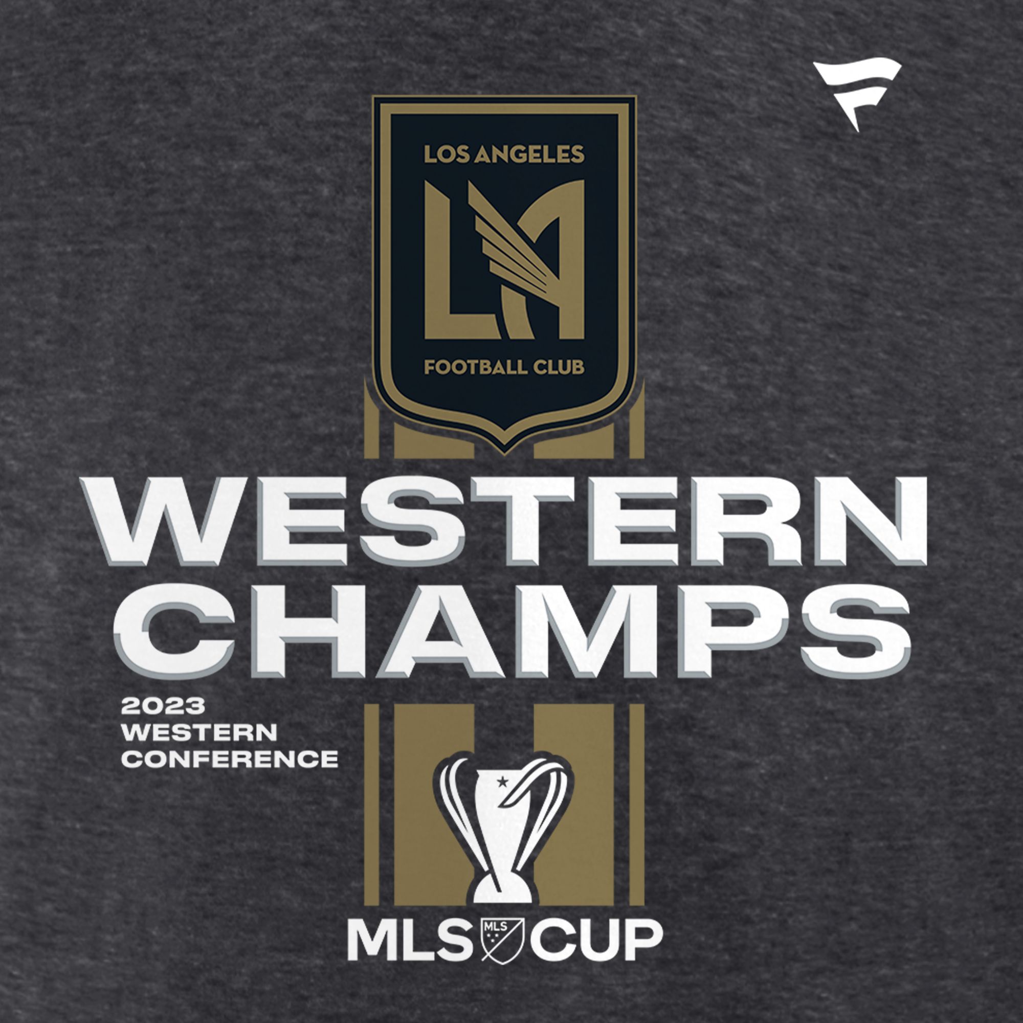 MLS Adult 2023 Conference Champions Los Angeles FC Locker Room T-Shirt product image
