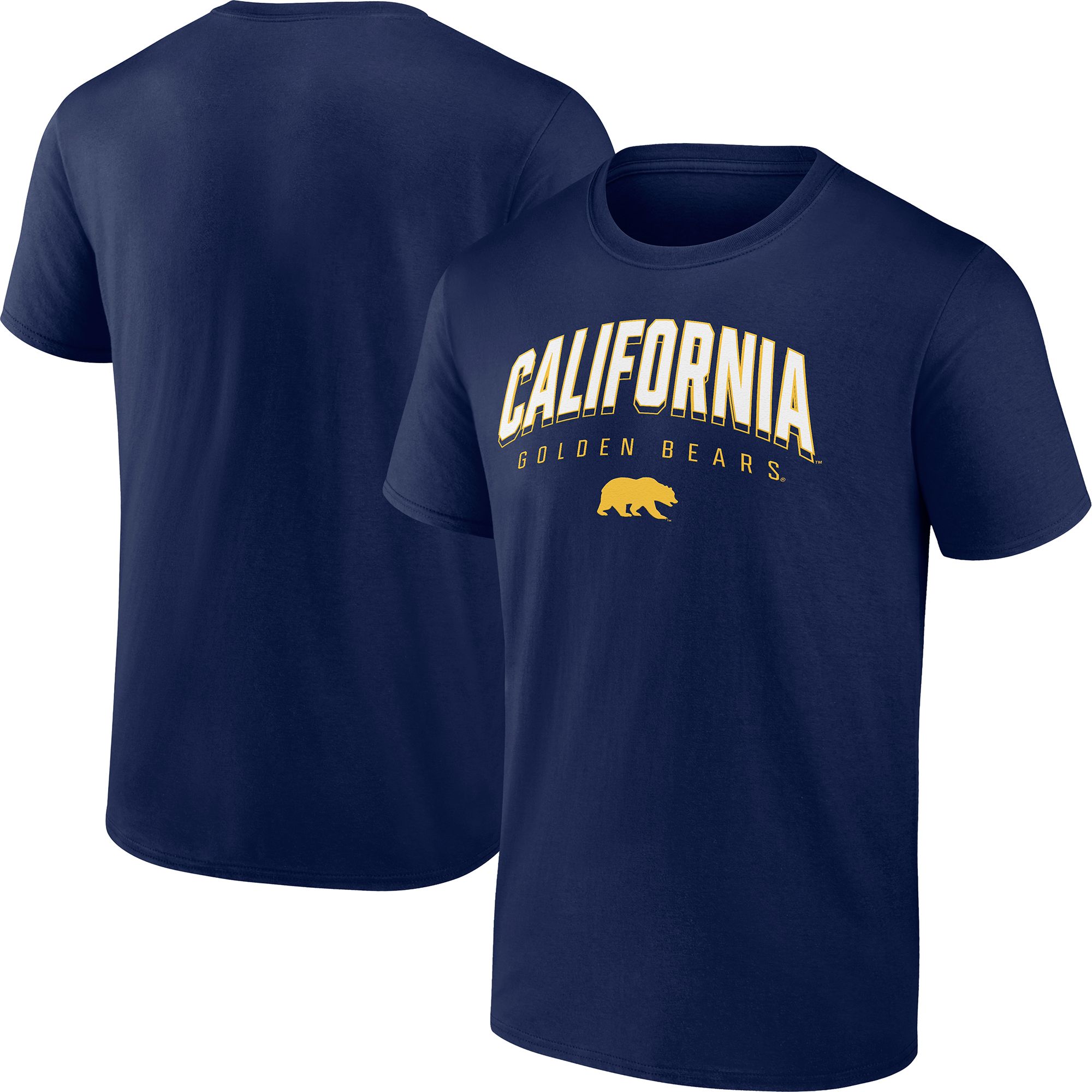 NCAA Men's Cal Golden Bears Navy Wordmark Logo T-Shirt product image