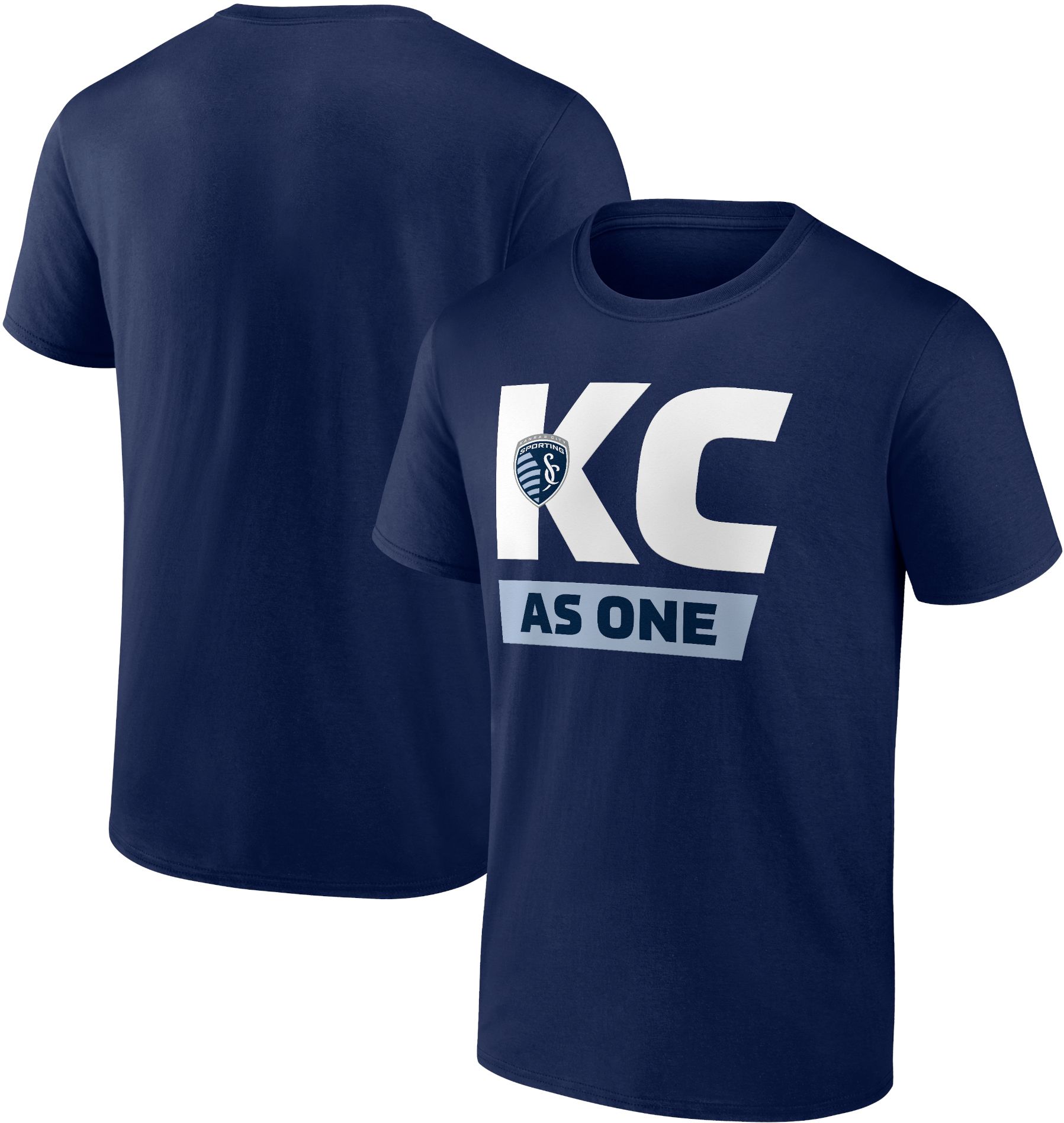 MLS Sporting Kansas City Team Chant Navy T-Shirt