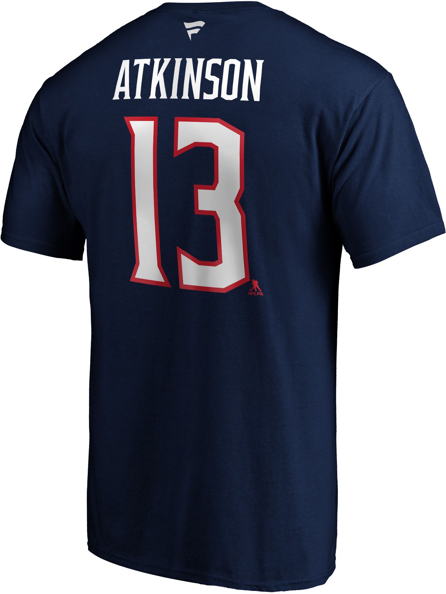 NHL Men's Columbus Blue Jackets Cam Atkinson #13 Navy Player T-Shirt product image