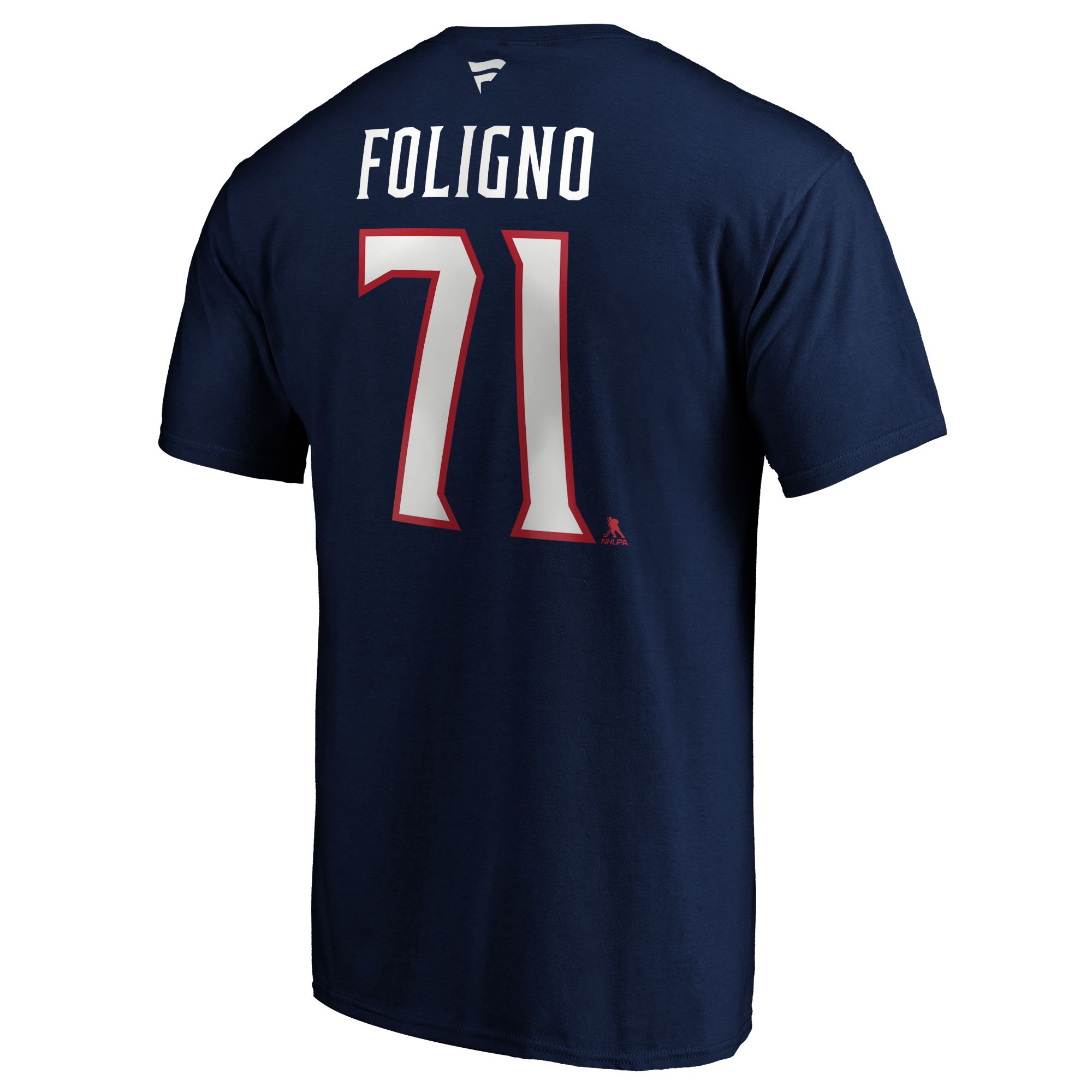 NHL Men's Columbus Blue Jackets Nick Foligno #71 Navy Player T-Shirt product image