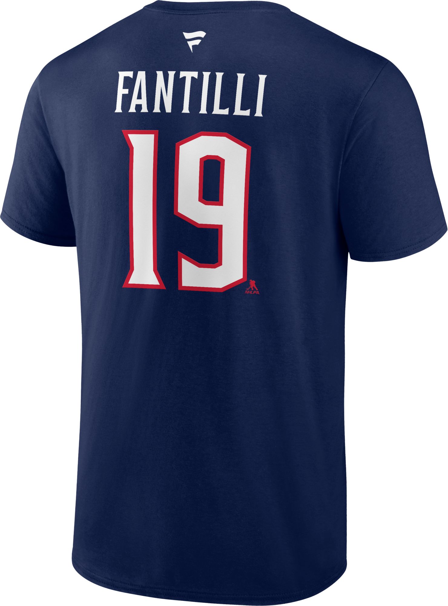 NHL Adult Columbus Blue Jackets Adam Fantilli #19 Navy T-Shirt product image
