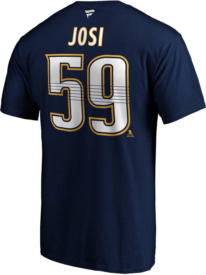 Fanatics Branded Roman Josi Navy Nashville Predators 2022 Nhl Stadium Series  Name And Number Long Sleeve T-shirt in Blue for Men