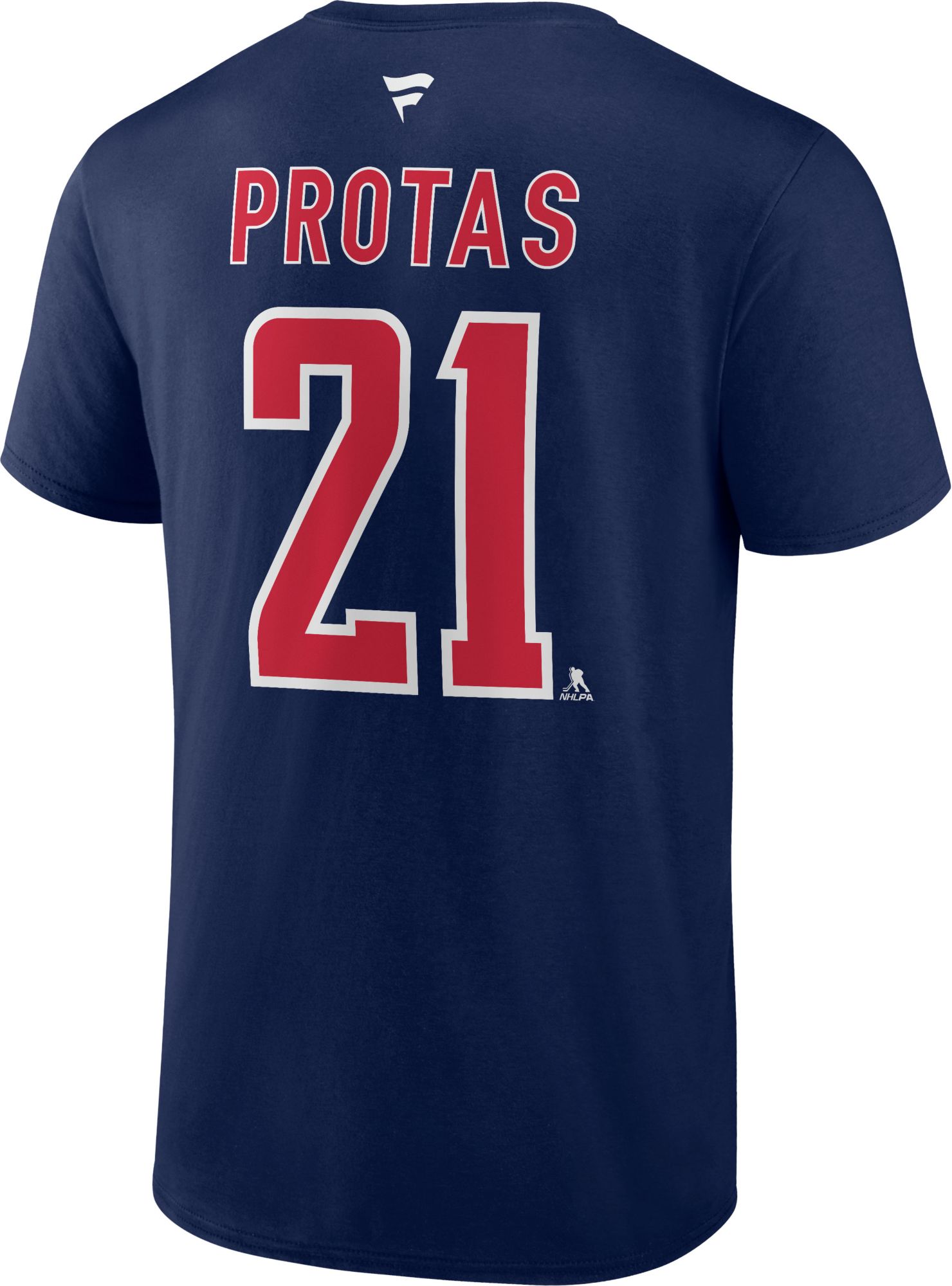 Fanatics Men's Aliaksei Protas #21 Washington Capitals Navy T-Shirt product image