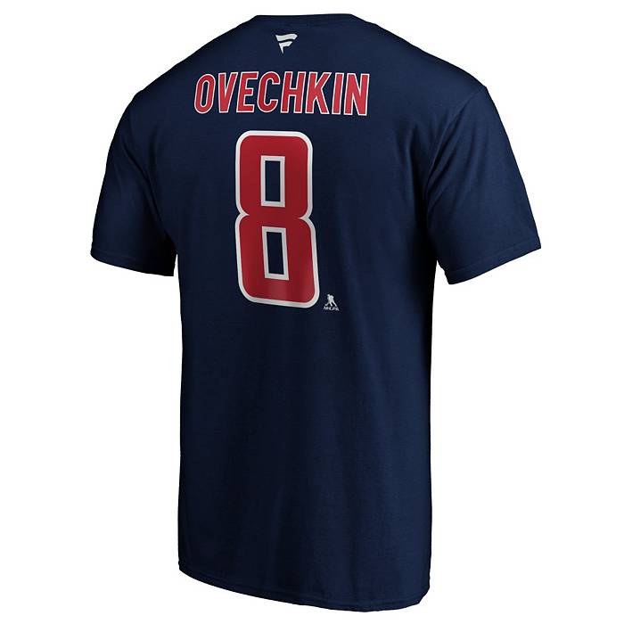 ALEX OVECHKIN No. 8 WASHINGTON CAPITALS (2XL) T-Shirt Jersey w/ Tags 