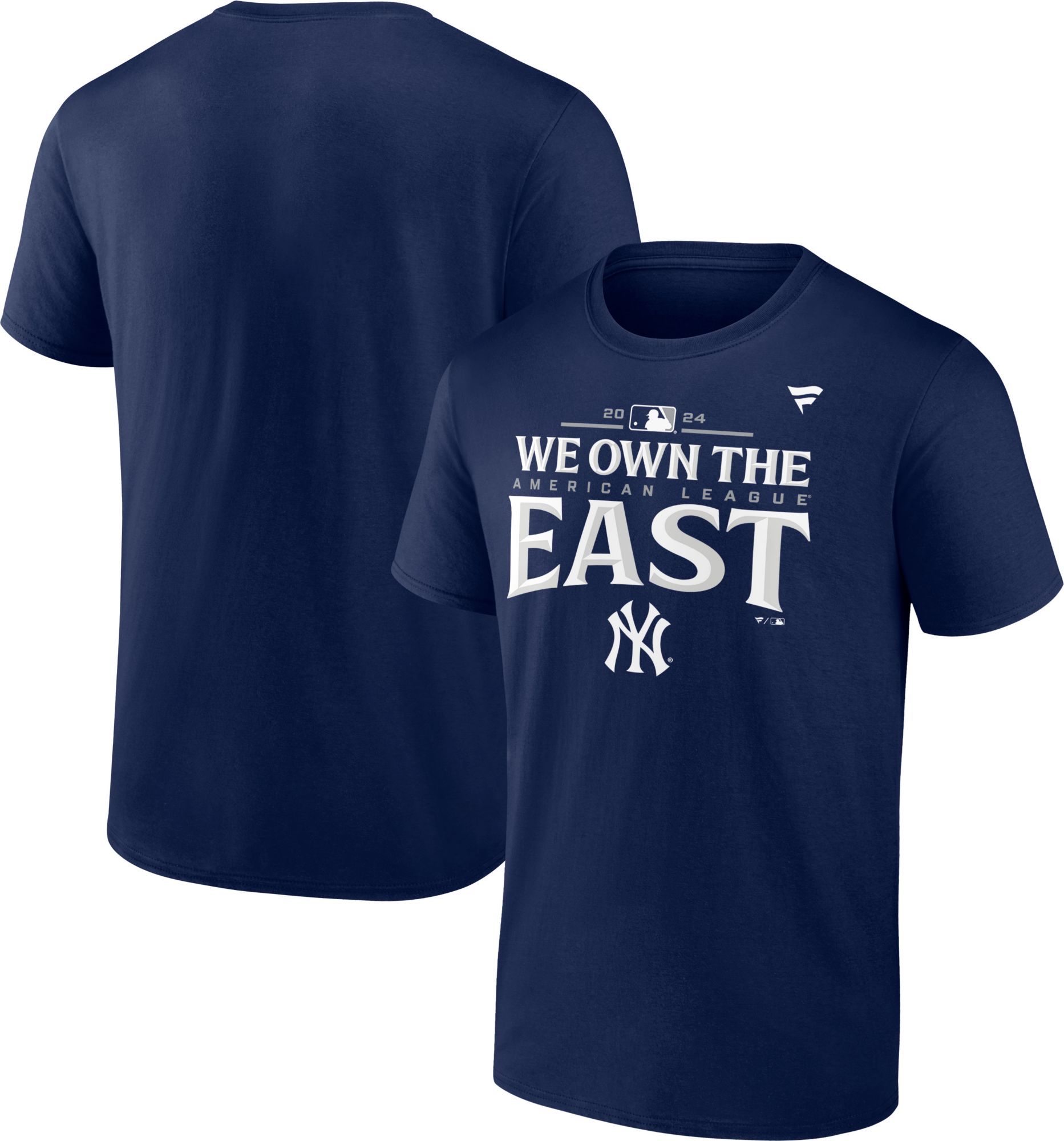 MLB Team Apparel Adult 2024 Division Champs New York Yankees Athletic Navy Locker Room T-Shirt product image