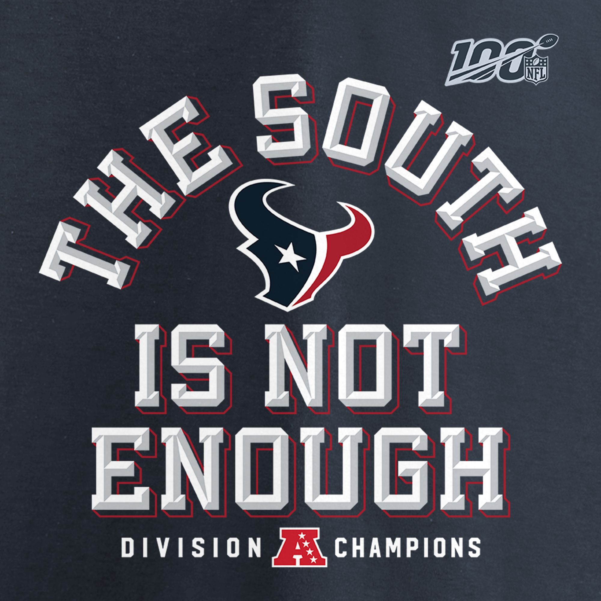 houston texans afc south champions shirt