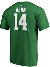 Fanatics NHL Men's Dallas Stars Jamie Benn #14 Grey Player T-Shirt, XL, Gray