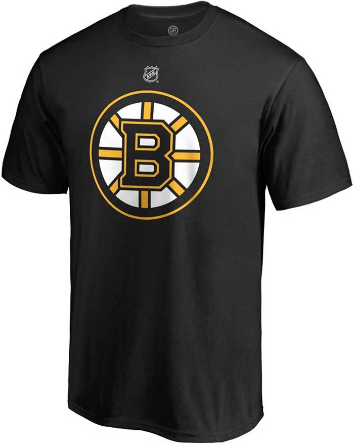 Men's Fanatics Branded Black Boston Bruins Standard Arch Stripe Long Sleeve  T-Shirt 