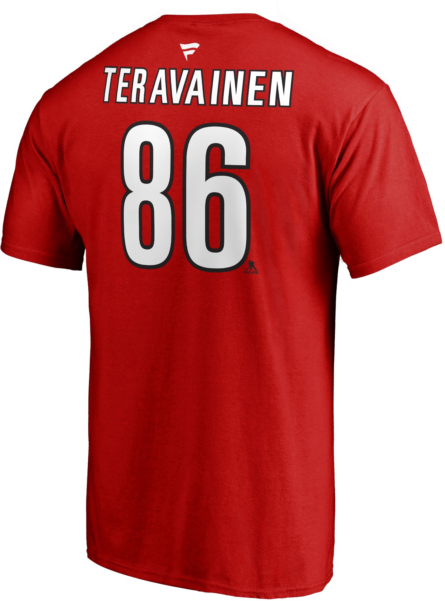 NHL Men's Carolina Hurricanes Teuvo Teravainen #86 Red Player T-Shirt