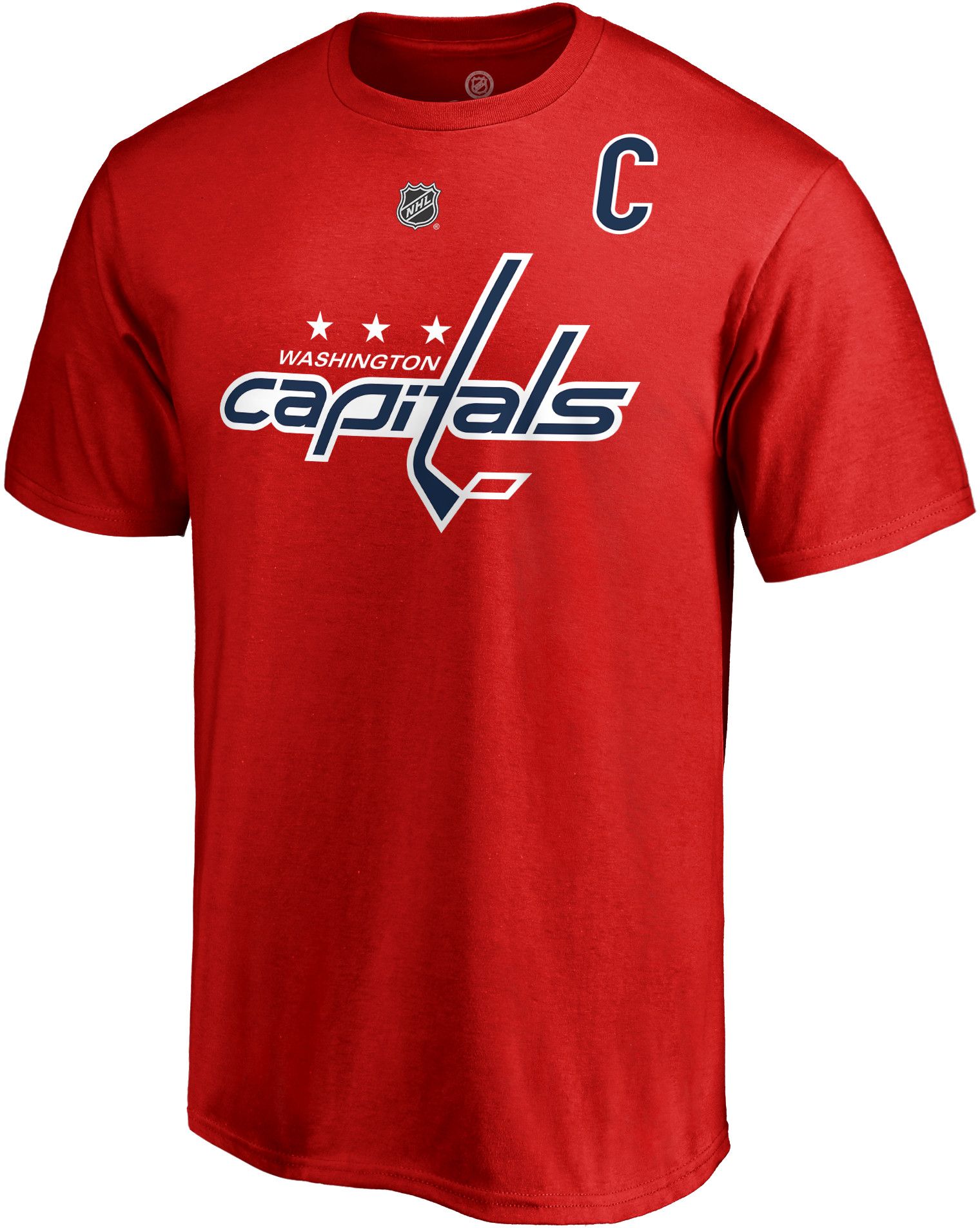 NHL Men's Washington Capitals Alex Ovechkin #8 Red Player T-Shirt