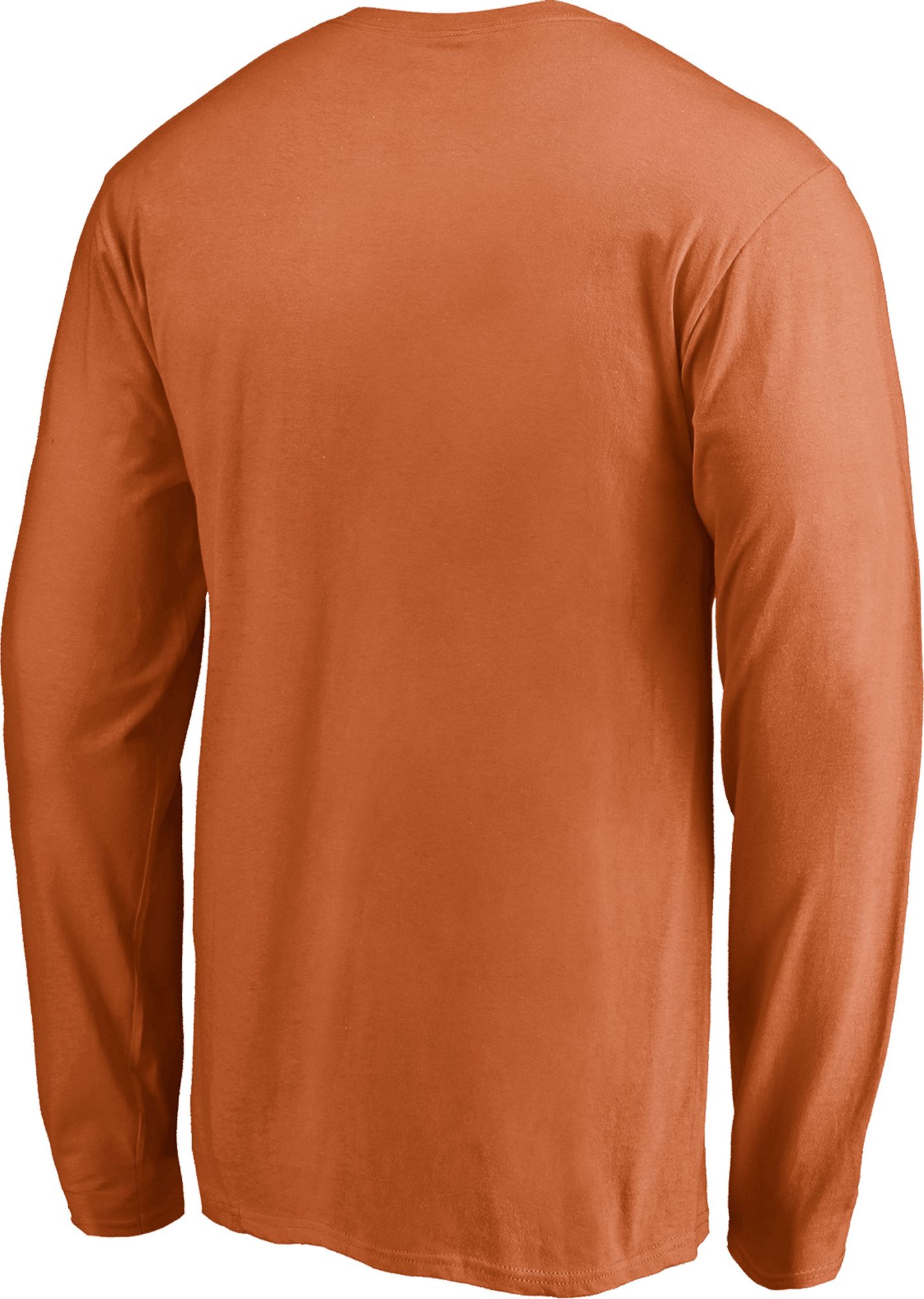 NCAA Men's Texas Longhorns Burnt Orange Long Sleeve Football T-Shirt product image