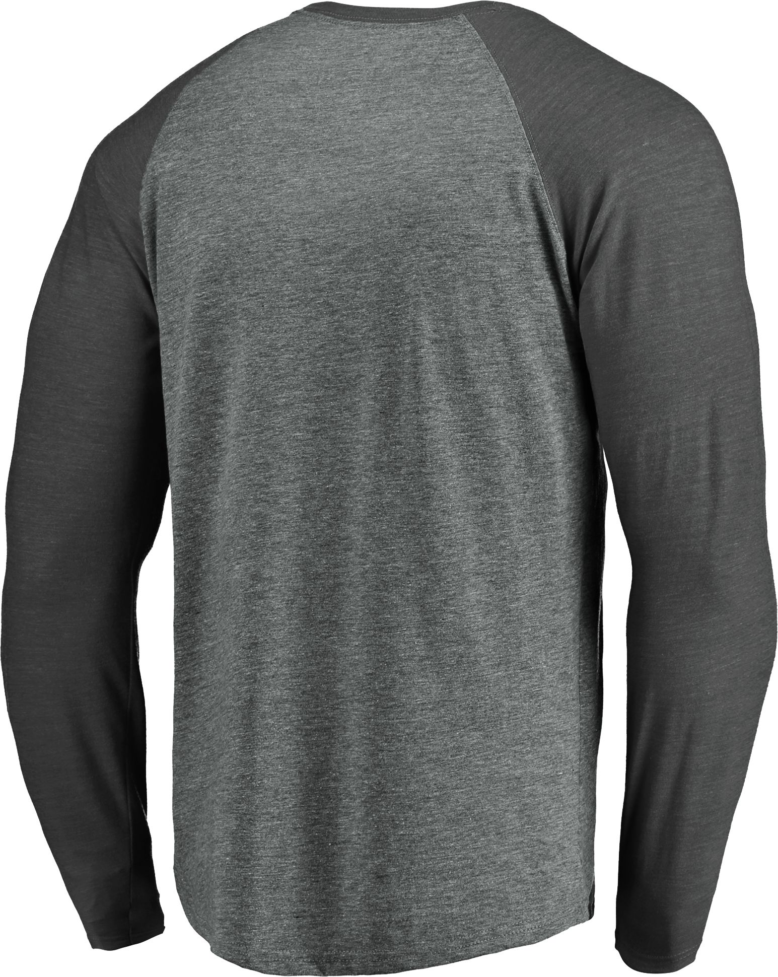 NHL Men's Seattle Kraken Distressed-Print Grey Logo Long Sleeve T-Shirt product image