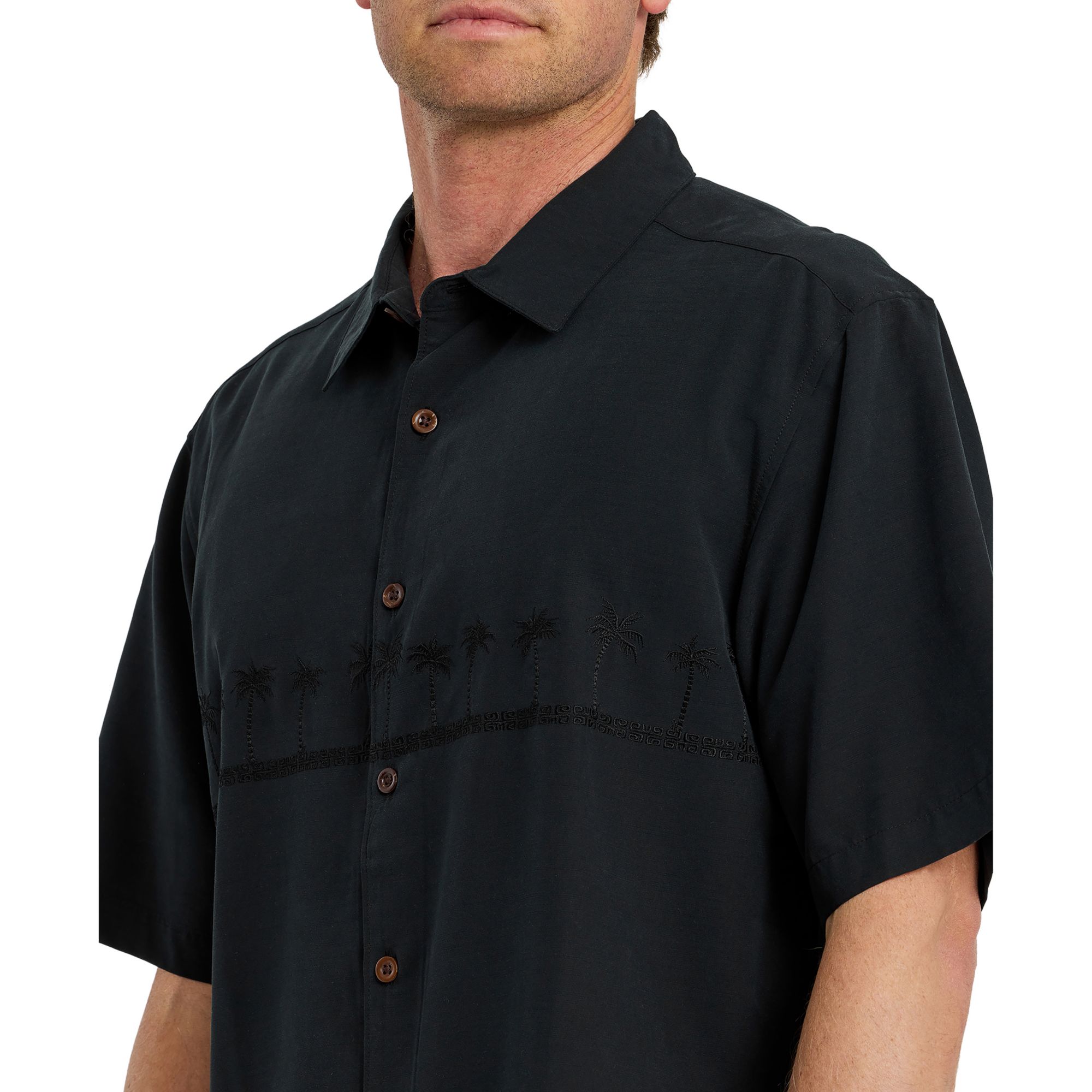 Quiksilver Men's Waterman Tahiti Palms Woven Short Sleeve Shirt product image