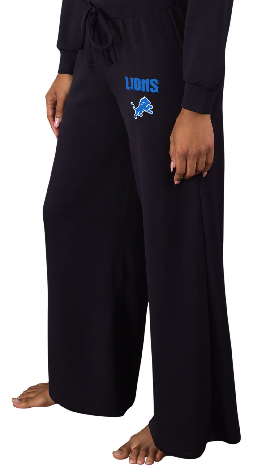 Concepts Sport Women's Detroit Lions Black Darby Wideleg Pant product image