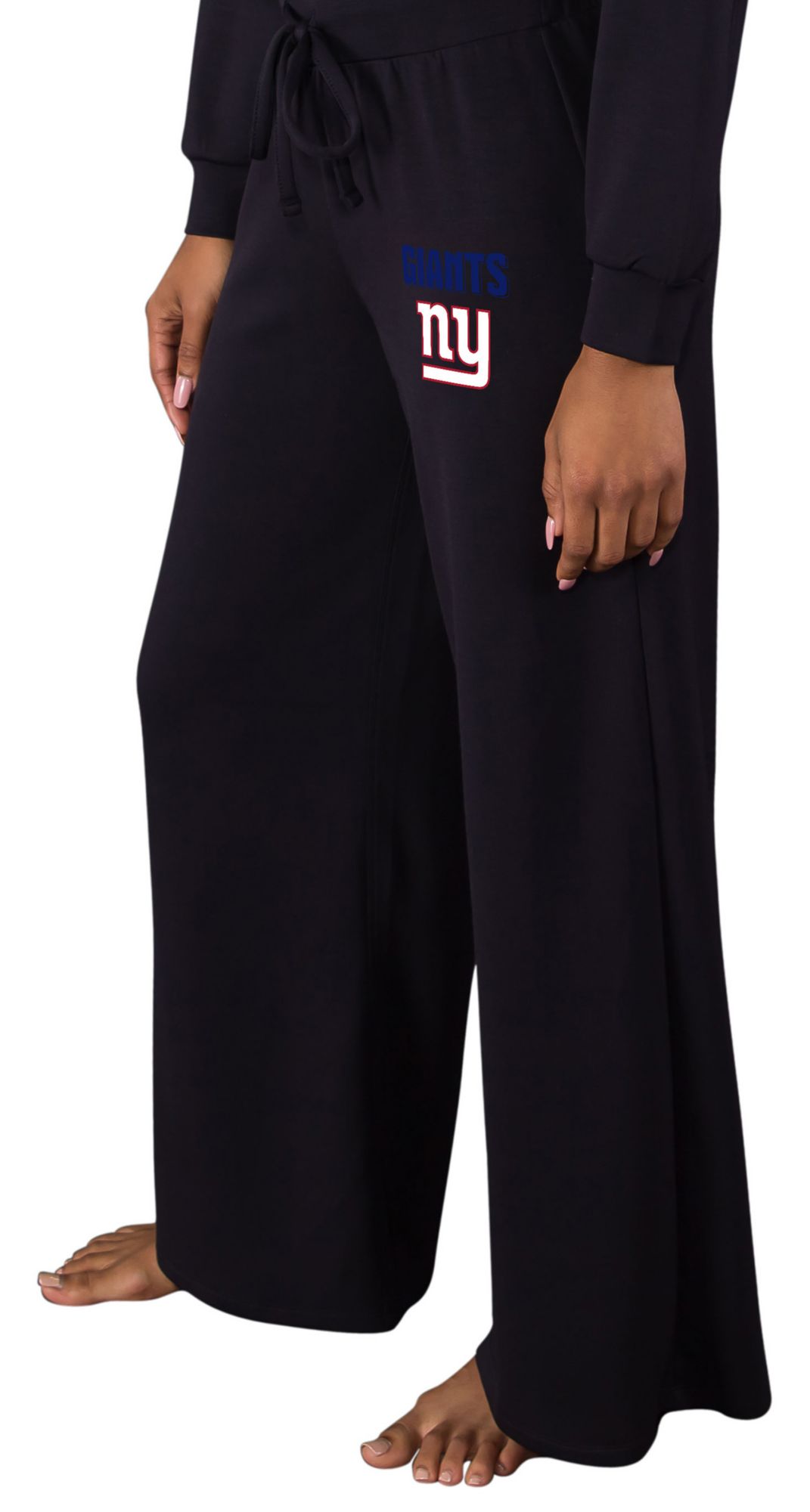 Concepts Sport Women's New York Giants Black Darby Wideleg Pant product image