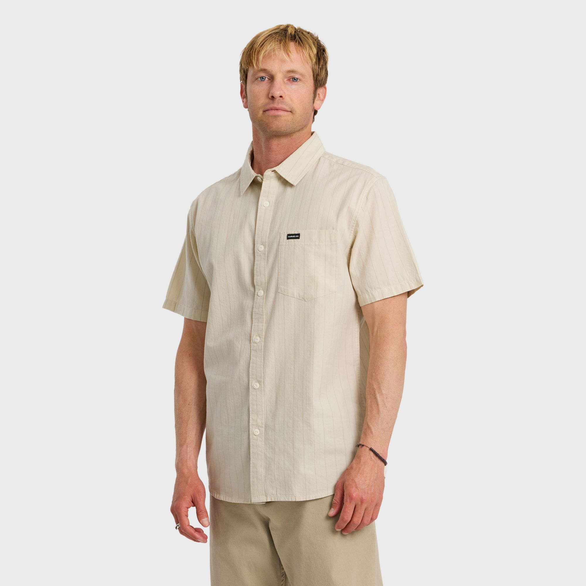 Quiksilver Men's Dobby Stripe Classic Short Sleeve Top product image