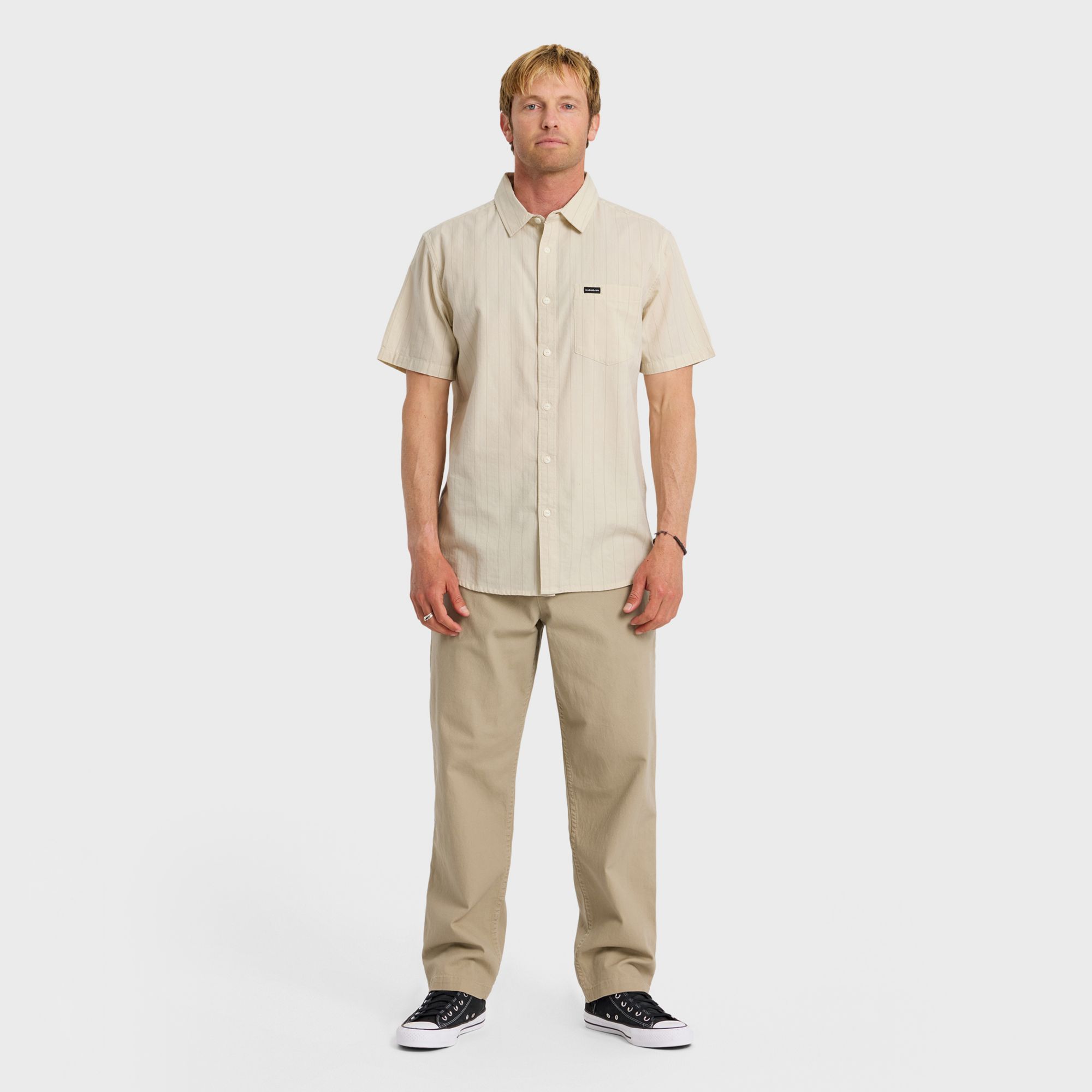 Quiksilver Men's Dobby Stripe Classic Short Sleeve Top product image