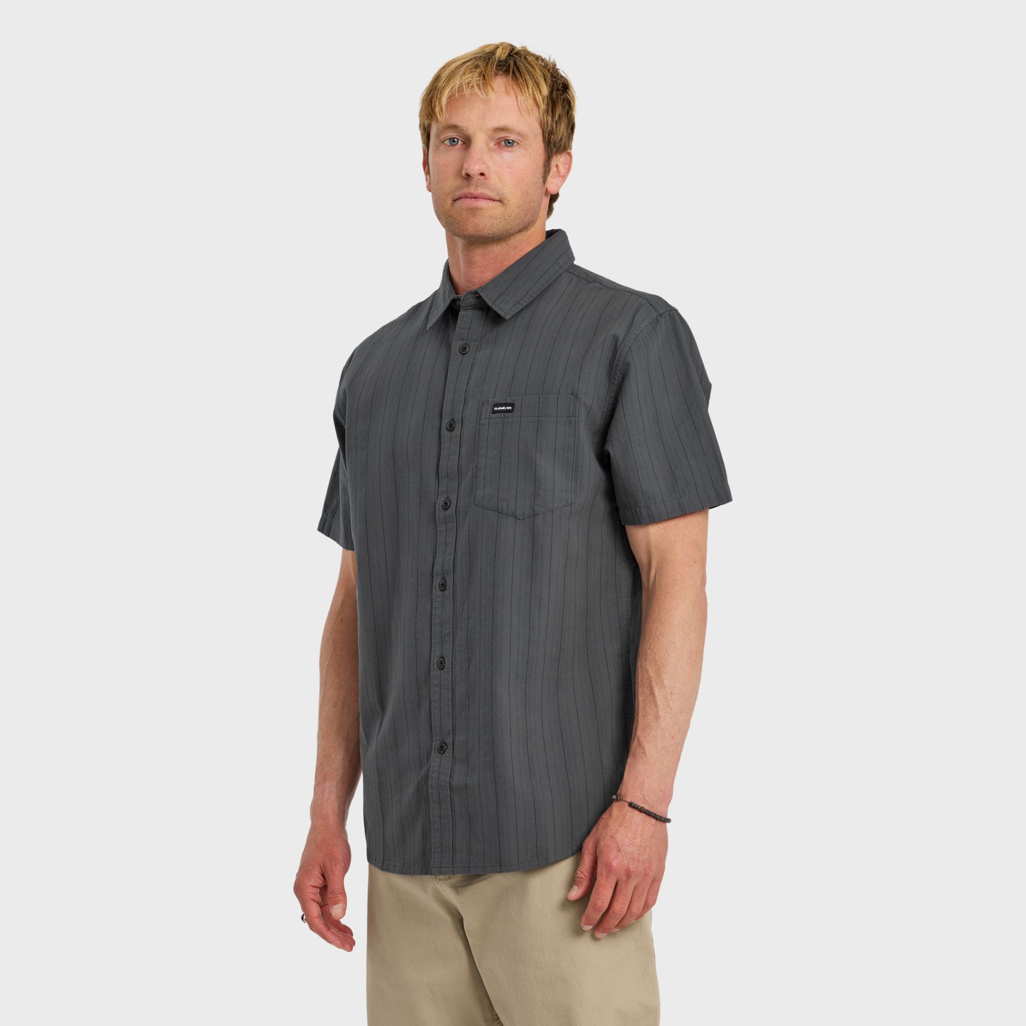 Quiksilver Men's Dobby Stripe Classic Short Sleeve Top product image