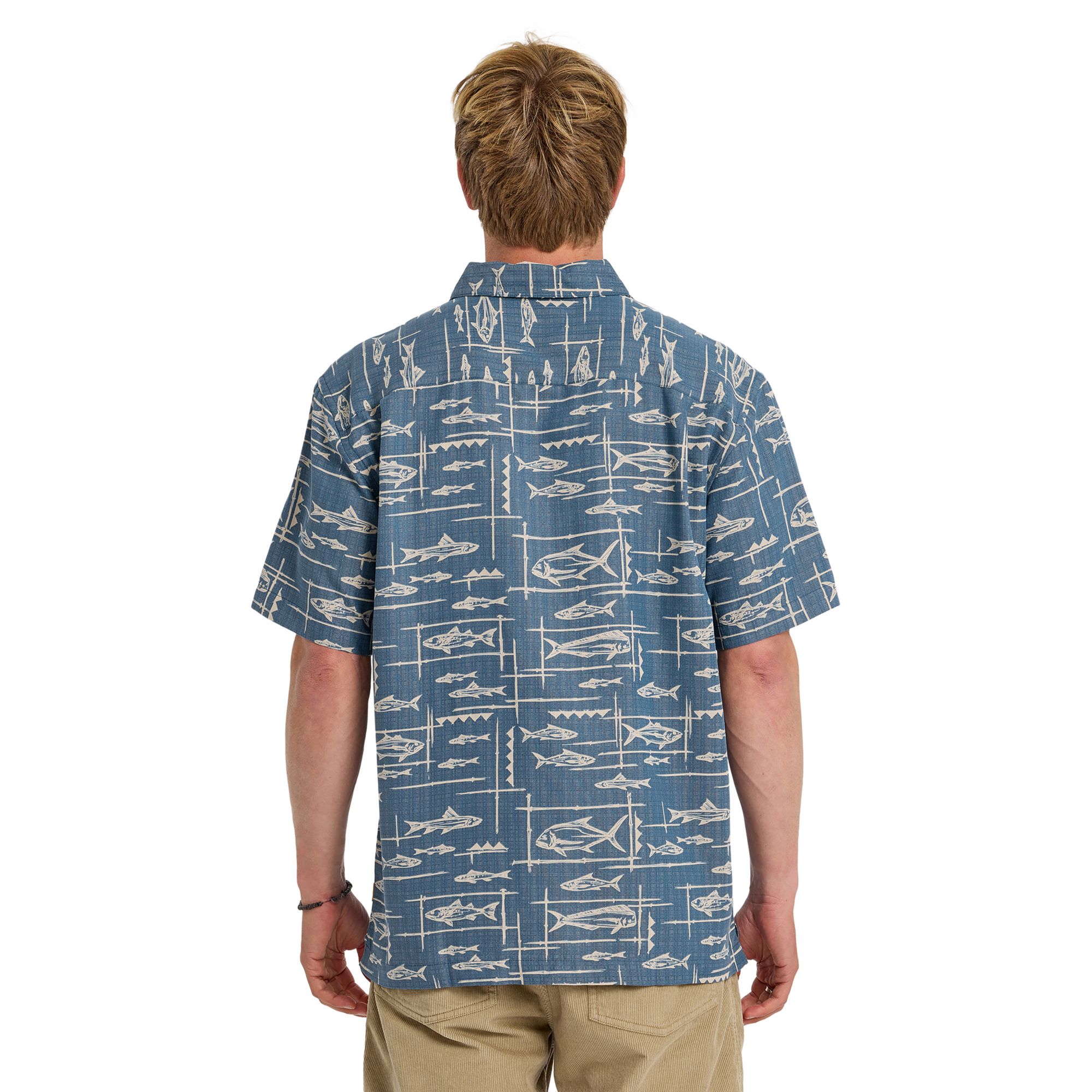Quiksilver Men's Waterman Topanga Woven Short Sleeve Shirt product image