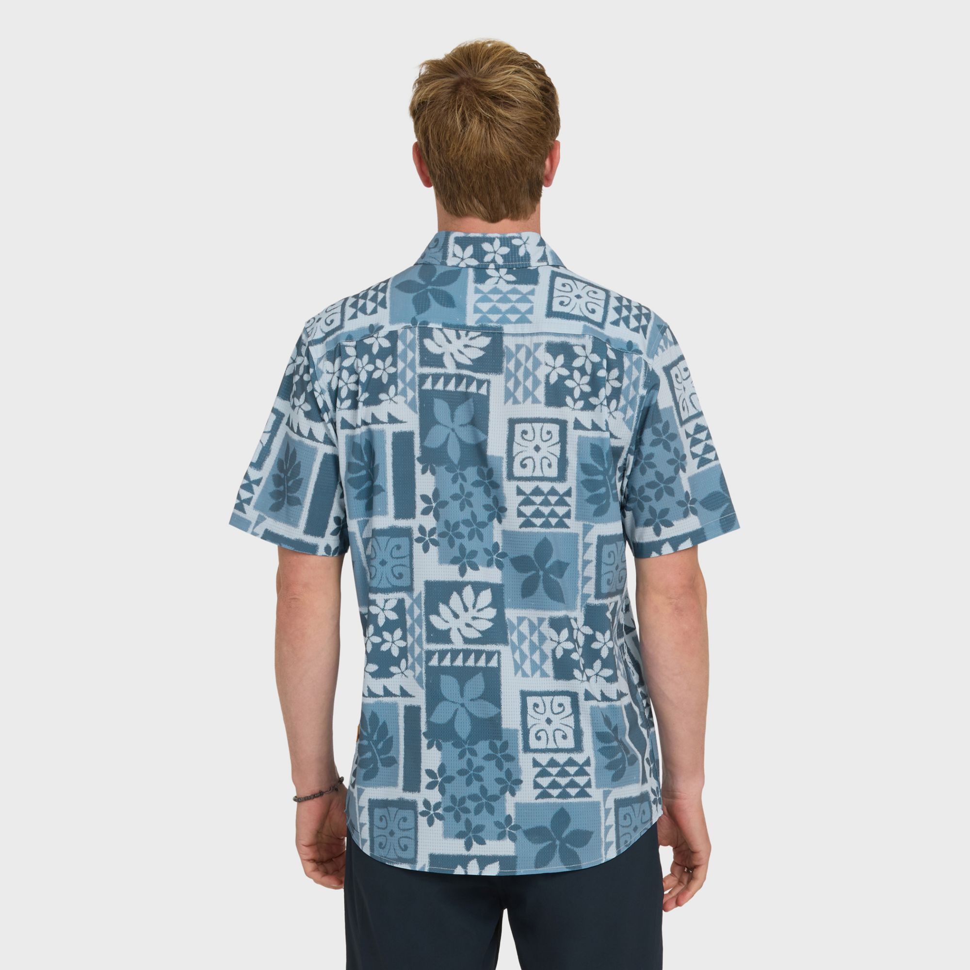Quiksilver Men's Waterman Sandy Cove Short Sleeve Woven Shirt product image
