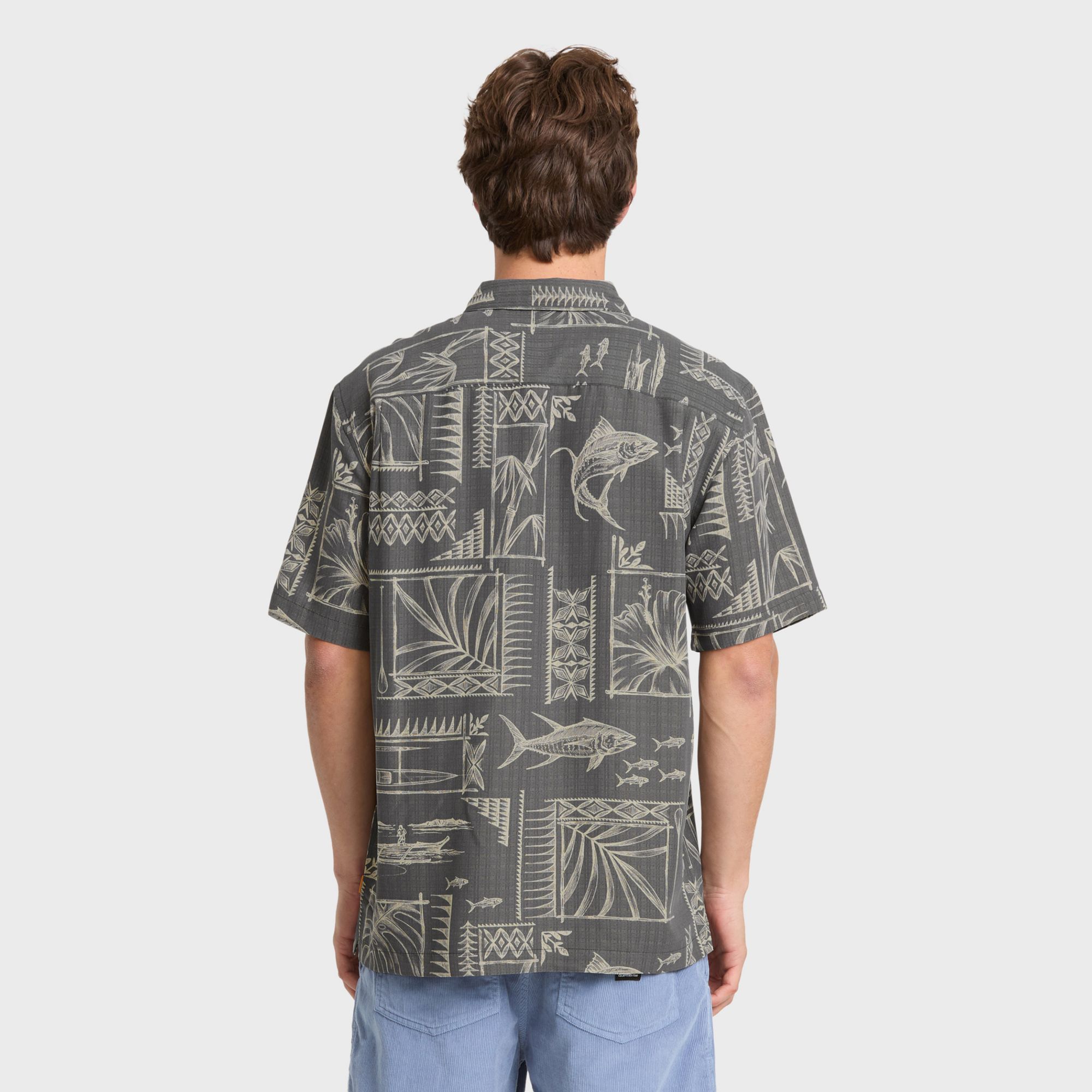 Quiksilver Men's Paradise Bay Woven Short Sleeve Shirt product image