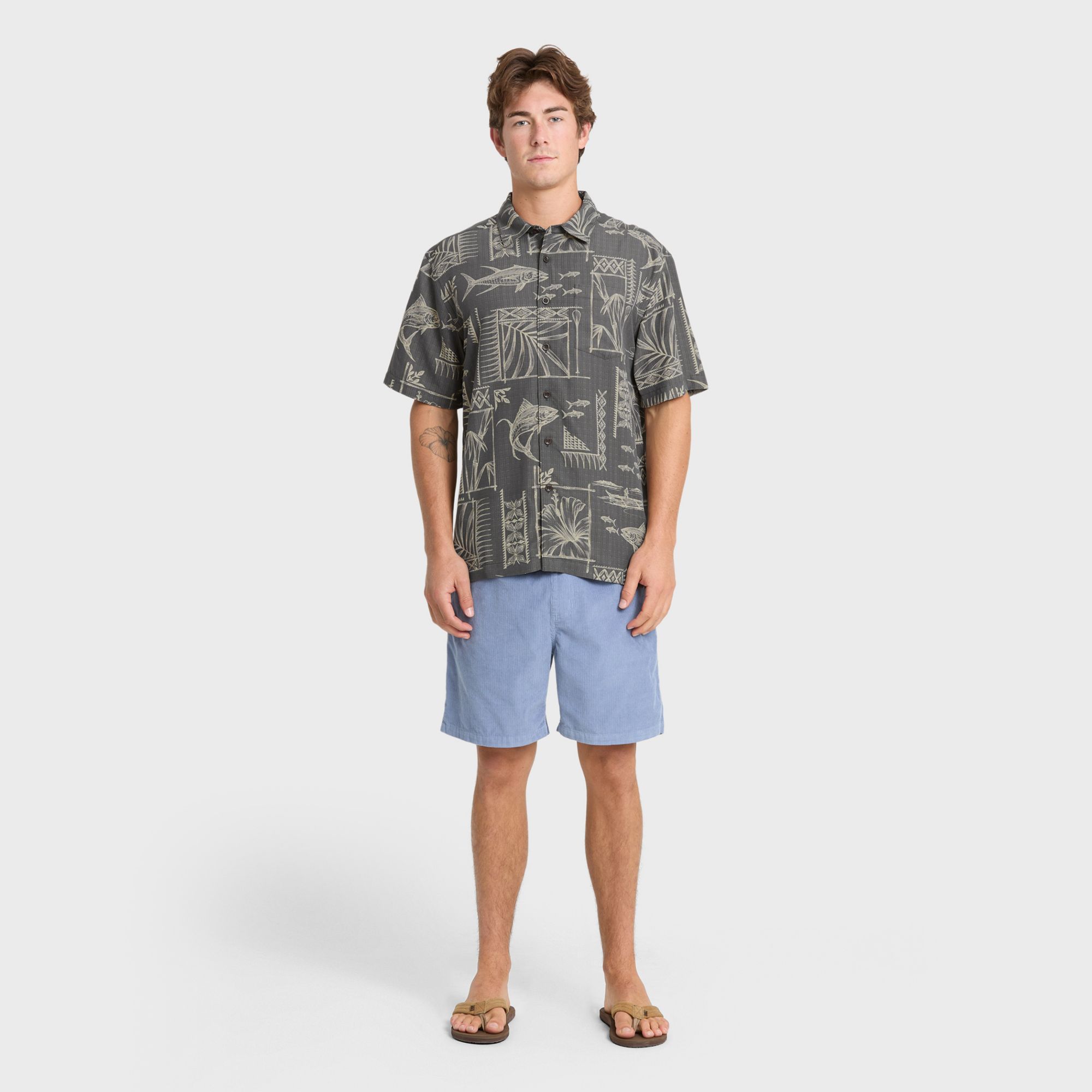 Quiksilver Men's Paradise Bay Woven Short Sleeve Shirt product image