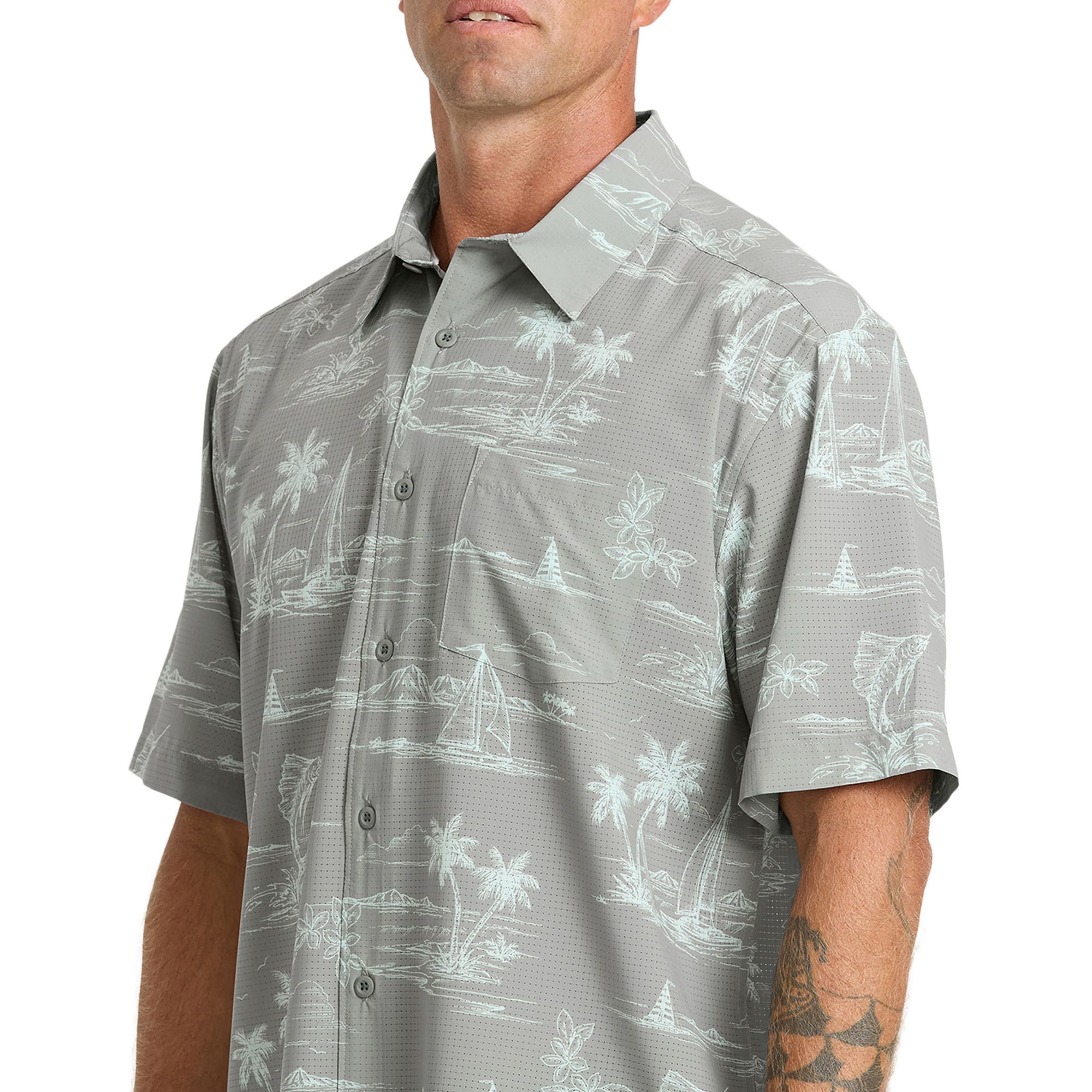 Quiksilver Men's Waterman Performance Pack Woven Short Sleeve Shirt product image