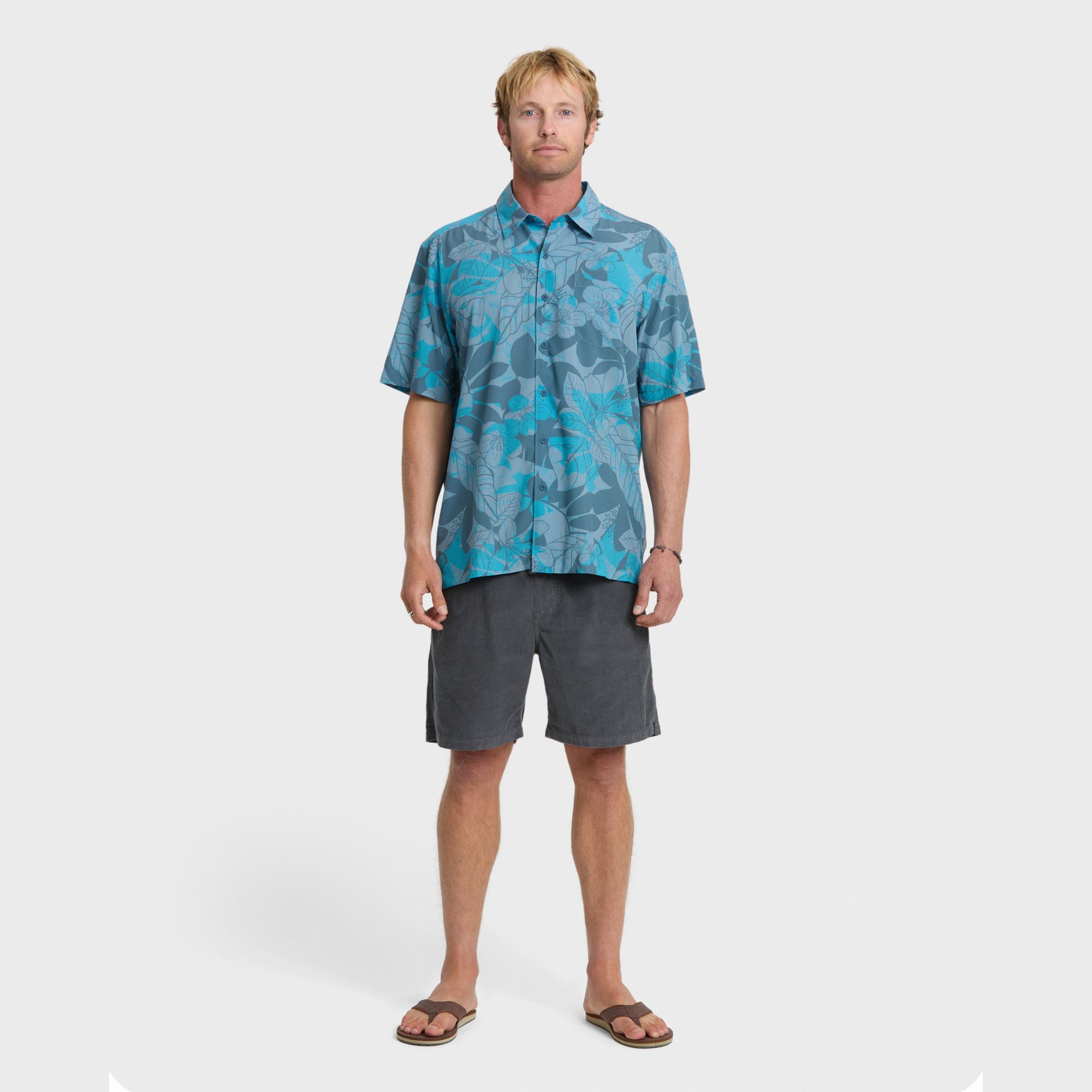 Quiksilver Men's Waterman Performance Pack Short Sleeve Woven Shirt product image