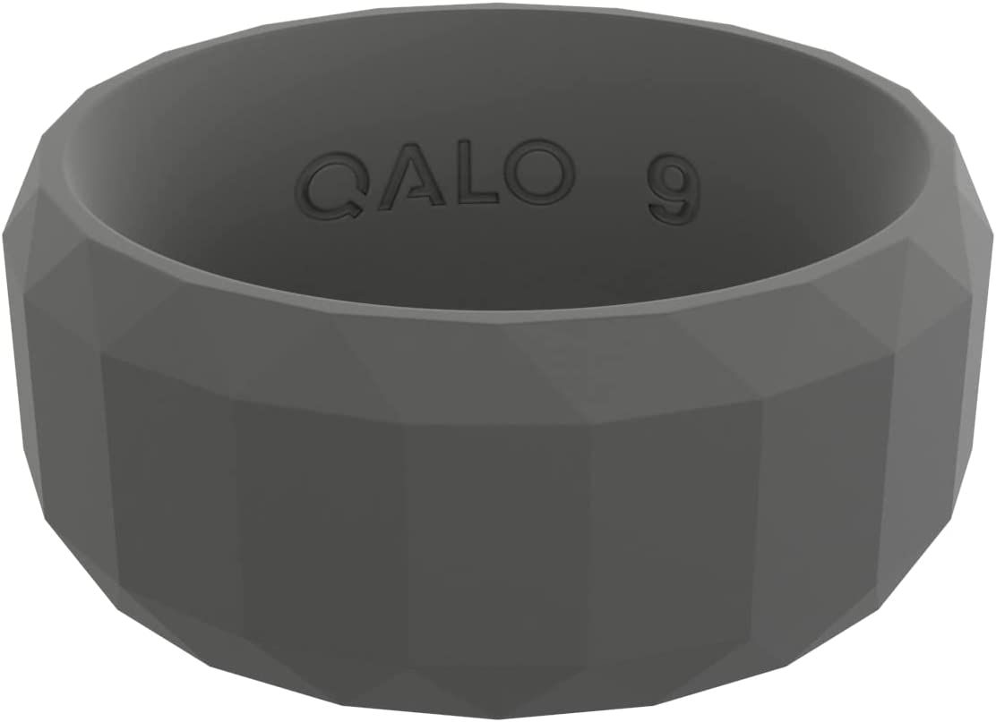 Qalo Men's Faceted Silicone Ring