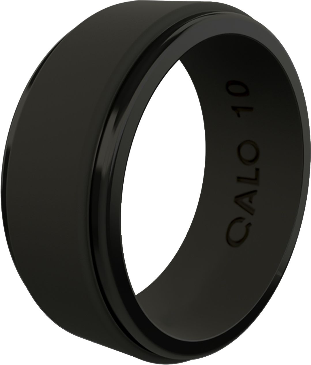 QALO Men's Step Edge Silicone Ring product image