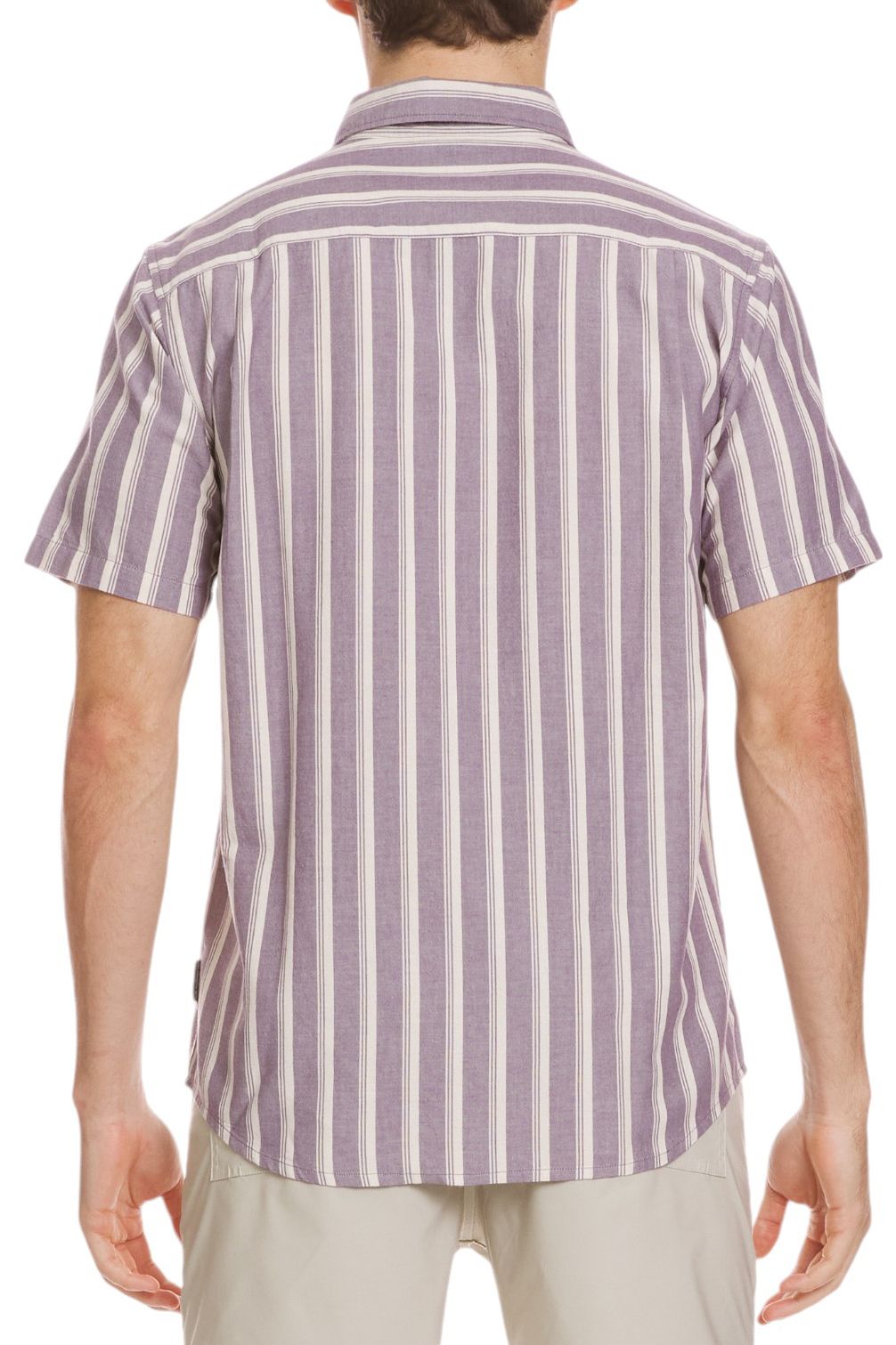 Quiksilver Men's Oxford Stripe Classic Short Sleeve Woven Shirt product image