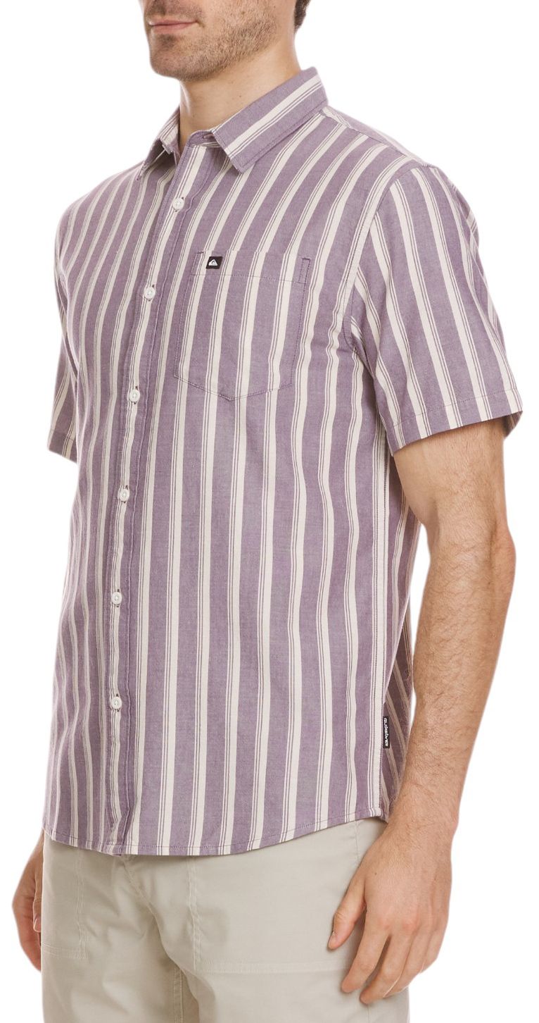 Quiksilver Men's Oxford Stripe Classic Short Sleeve Woven Shirt product image