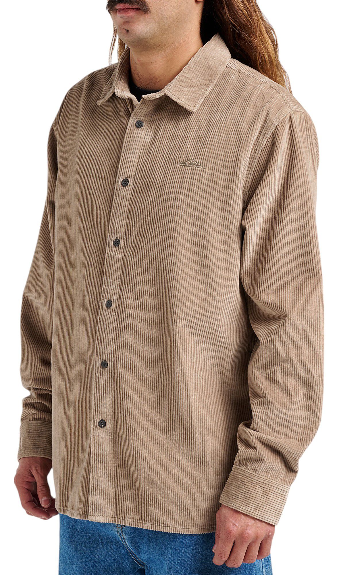 Quiksilver Men's Cord Long Sleeve Button Down Corduroy Shirt product image
