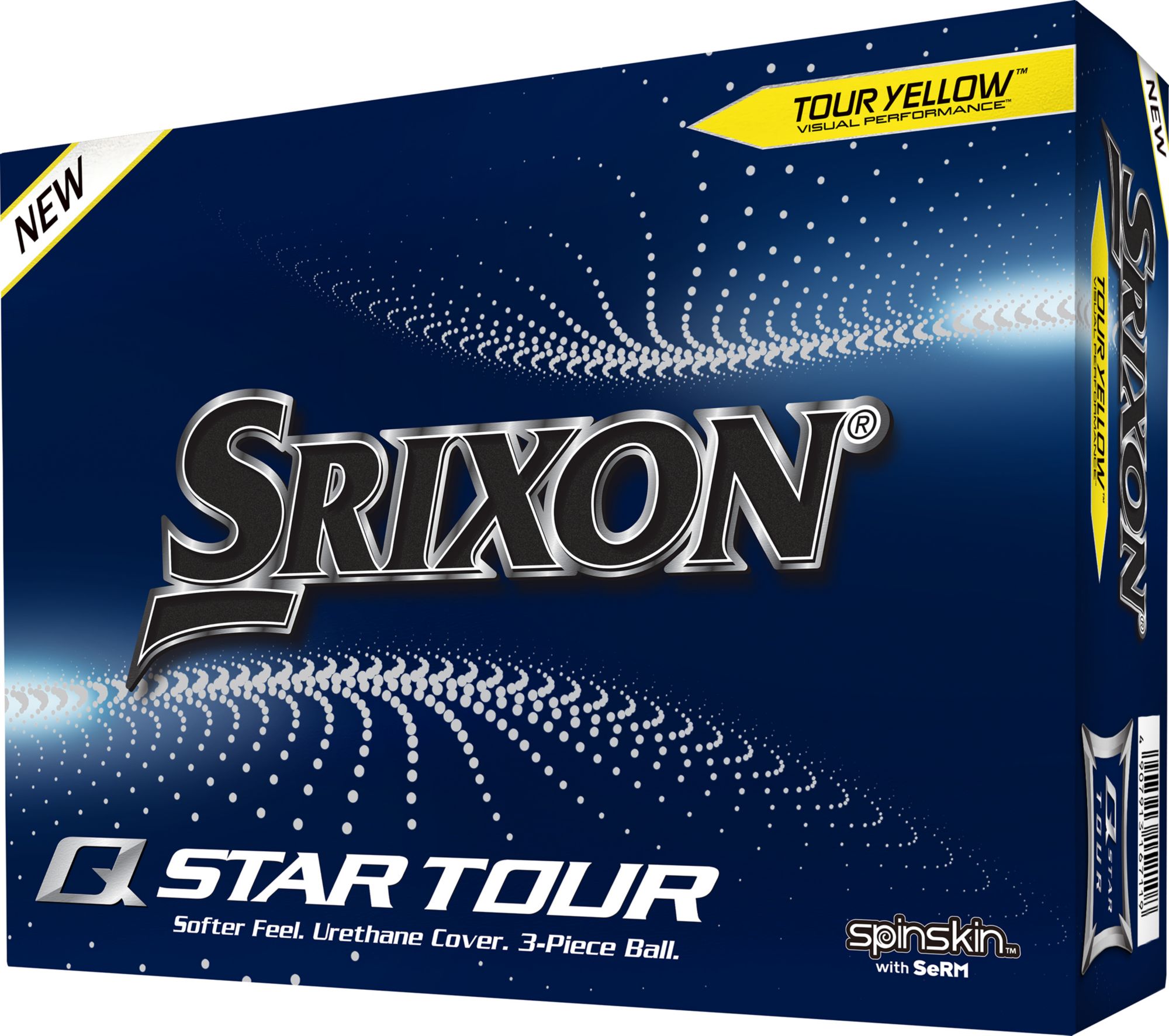 Srixon 2022 Q-STAR Tour 4 Yellow Personalized Golf Balls