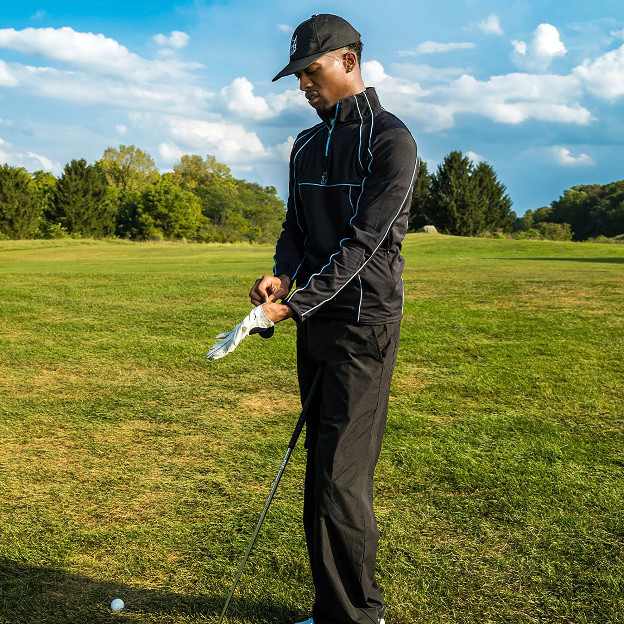 Pluto Golf Men's Performance ¼ Zip Pullover product image