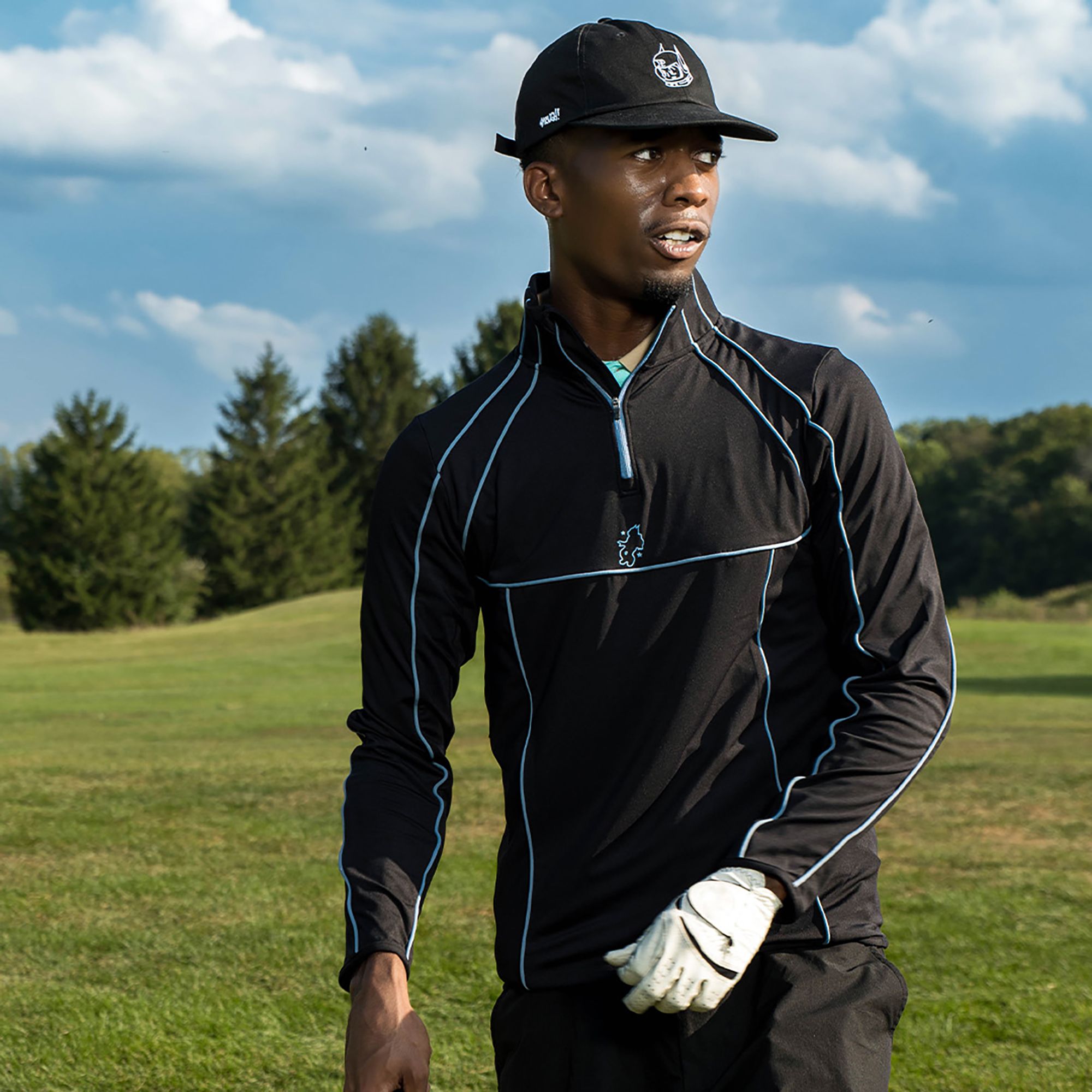Pluto Golf Men's Performance ¼ Zip Pullover product image