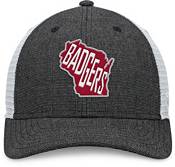 Top of the World Men's Wisconsin Badgers Grey Roots Adjustable Hat product image