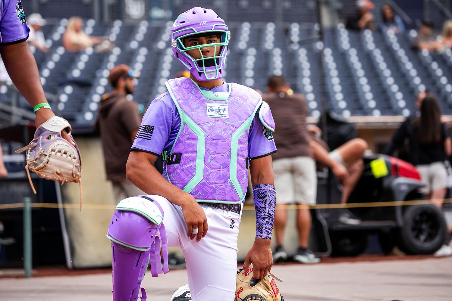 Rawlings Large Mach Pro Series Catcher's Set product image